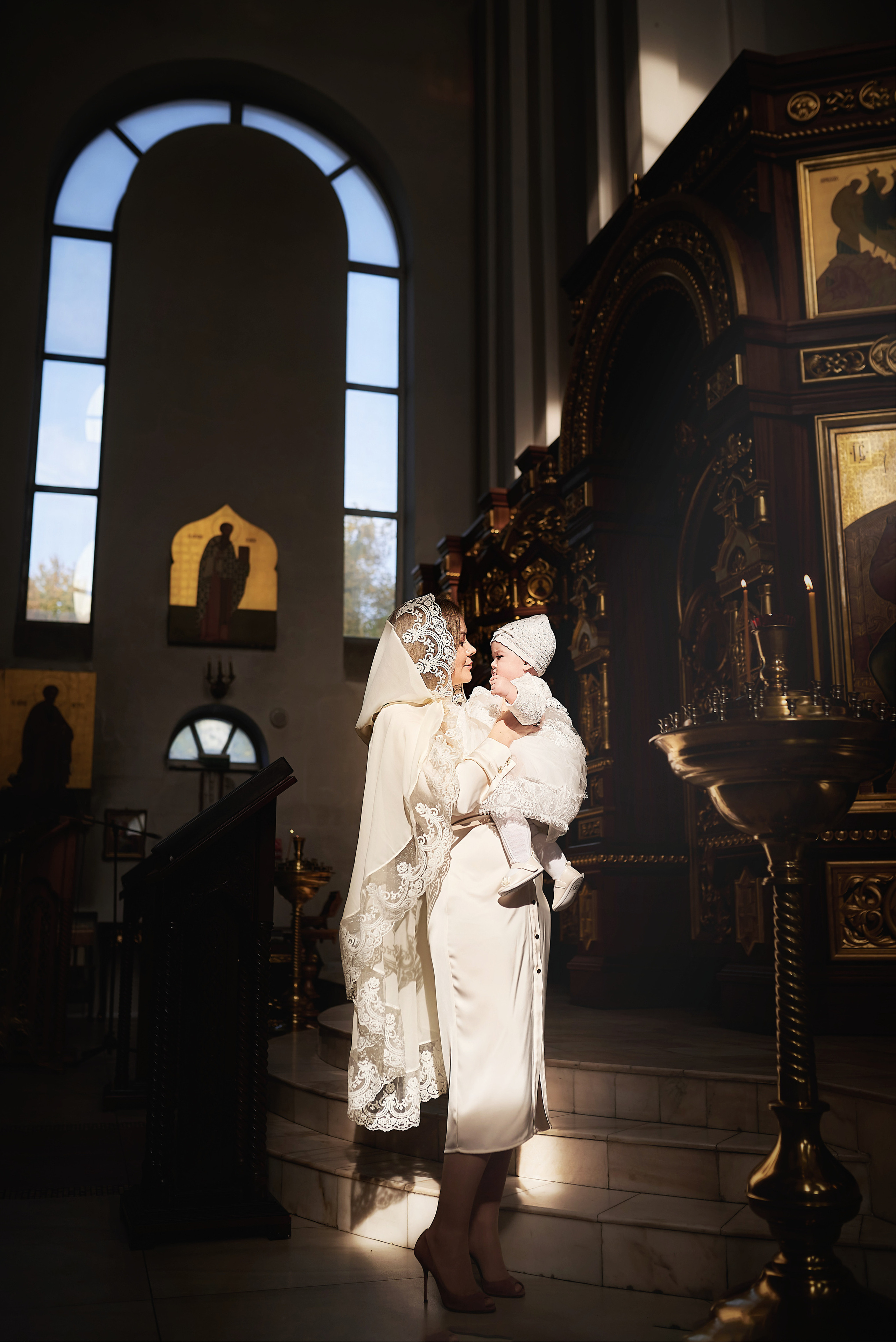 Крещение Миланы в Храме Дмитрия Ростовского. Семейный фотограф в Ростове-на-Дону Татьяна Литвинова