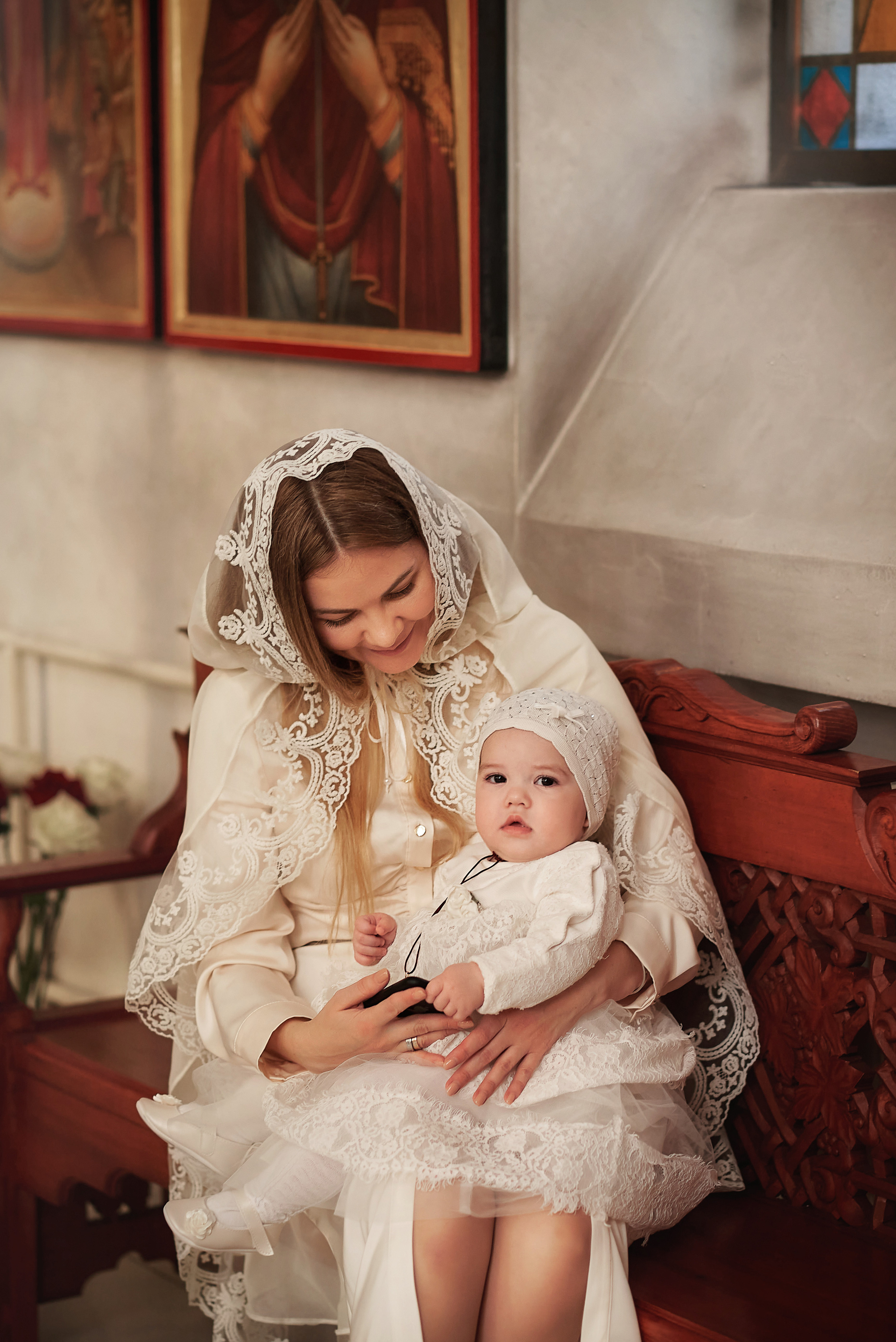 Крещение Миланы в Храме Дмитрия Ростовского. Семейный фотограф в Ростове-на-Дону Татьяна Литвинова