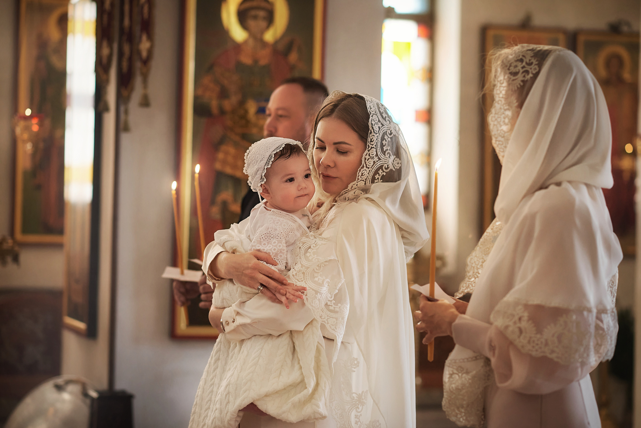 Крещение Миланы в Храме Дмитрия Ростовского. Семейный фотограф в Ростове-на-Дону Татьяна Литвинова