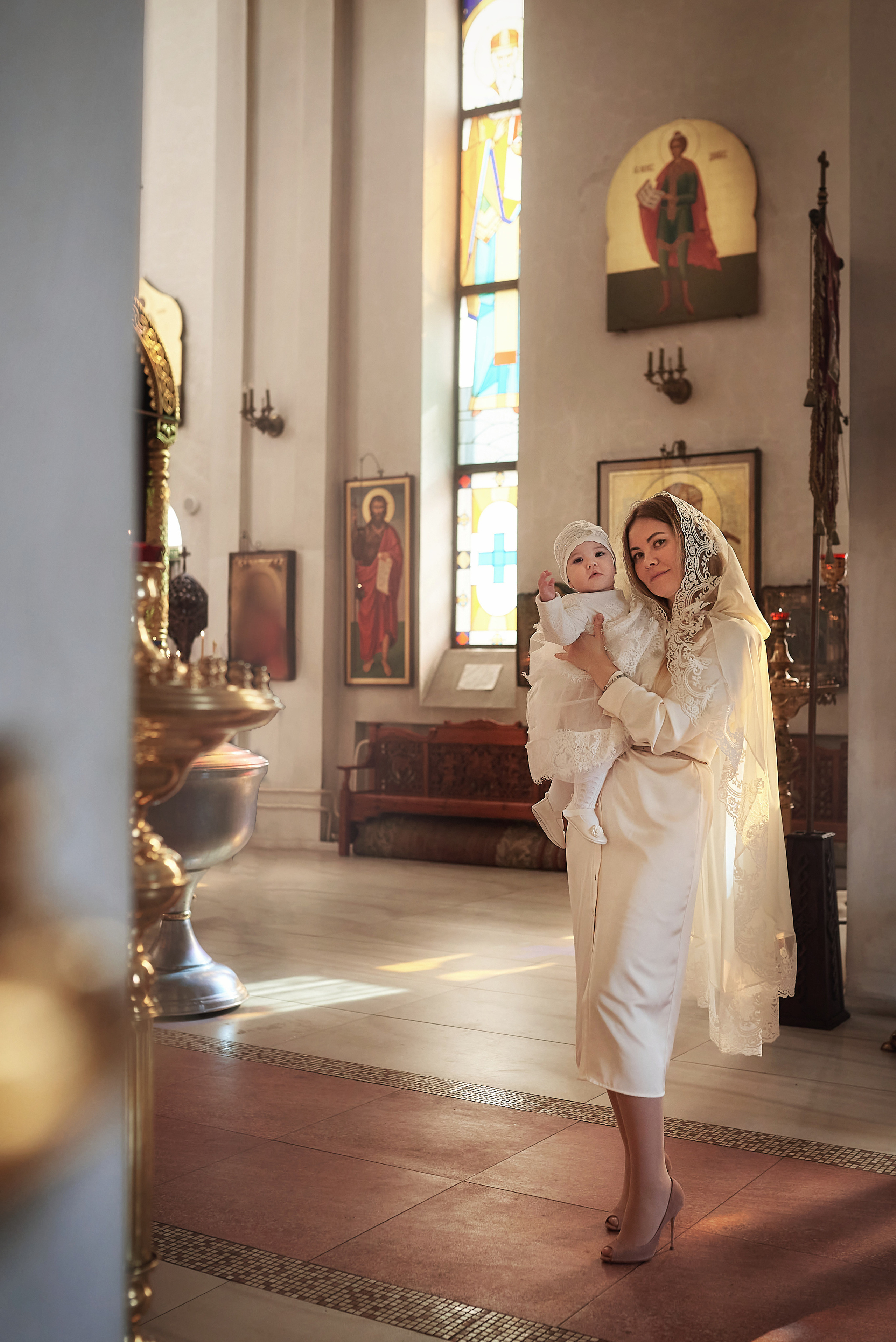 Крещение Миланы в Храме Дмитрия Ростовского. Семейный фотограф в Ростове-на-Дону Татьяна Литвинова