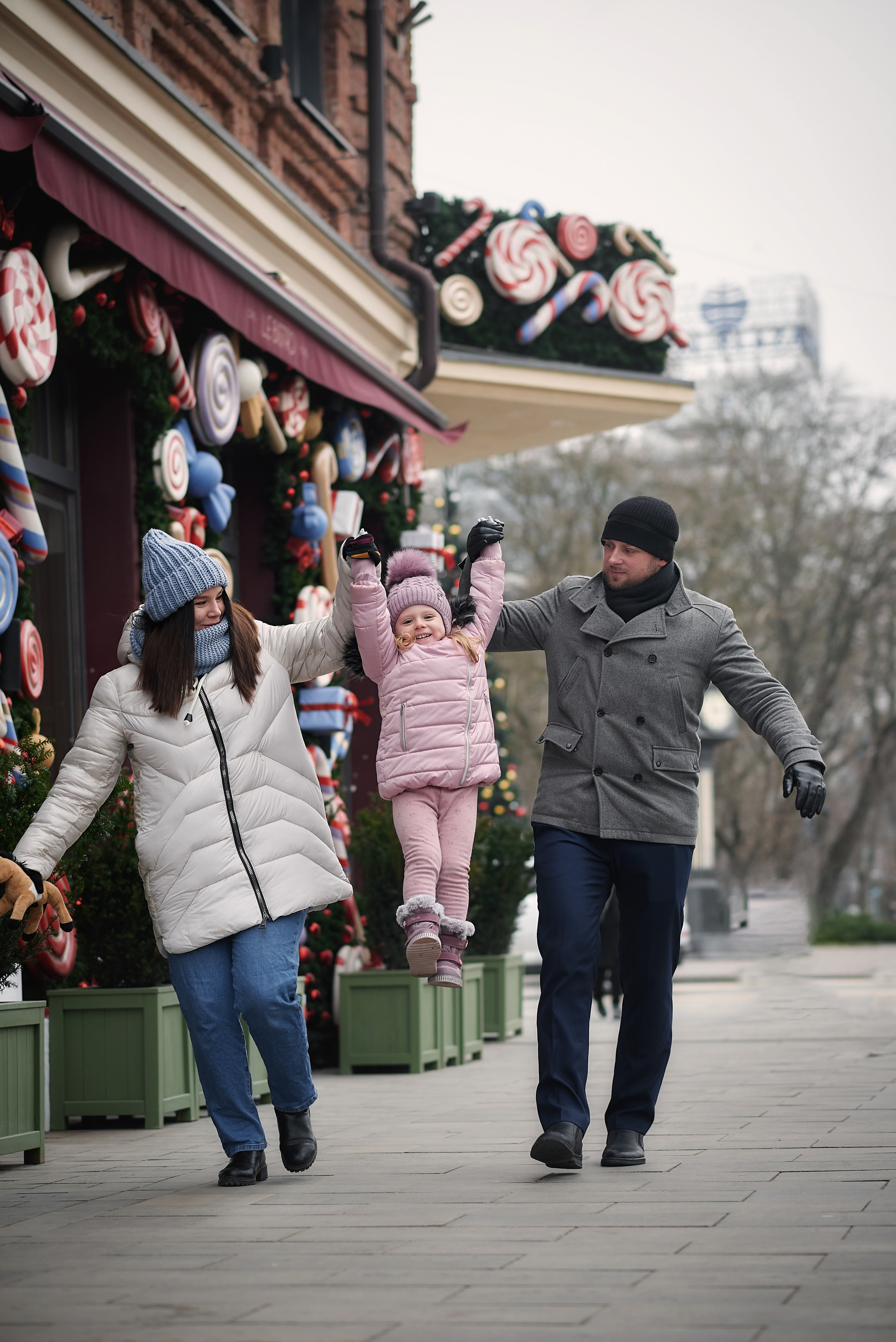 Предновогодняя прогулка по городу. Семейный фотограф в Ростове-на-Дону Татьяна Литвинова