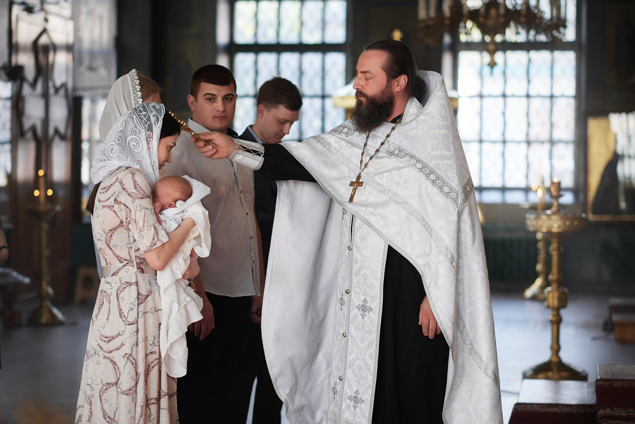 Крещение Анны в Храме Преполовения Пятидесятницы. Семейный фотограф в Ростове-на-Дону Татьяна Литвинова