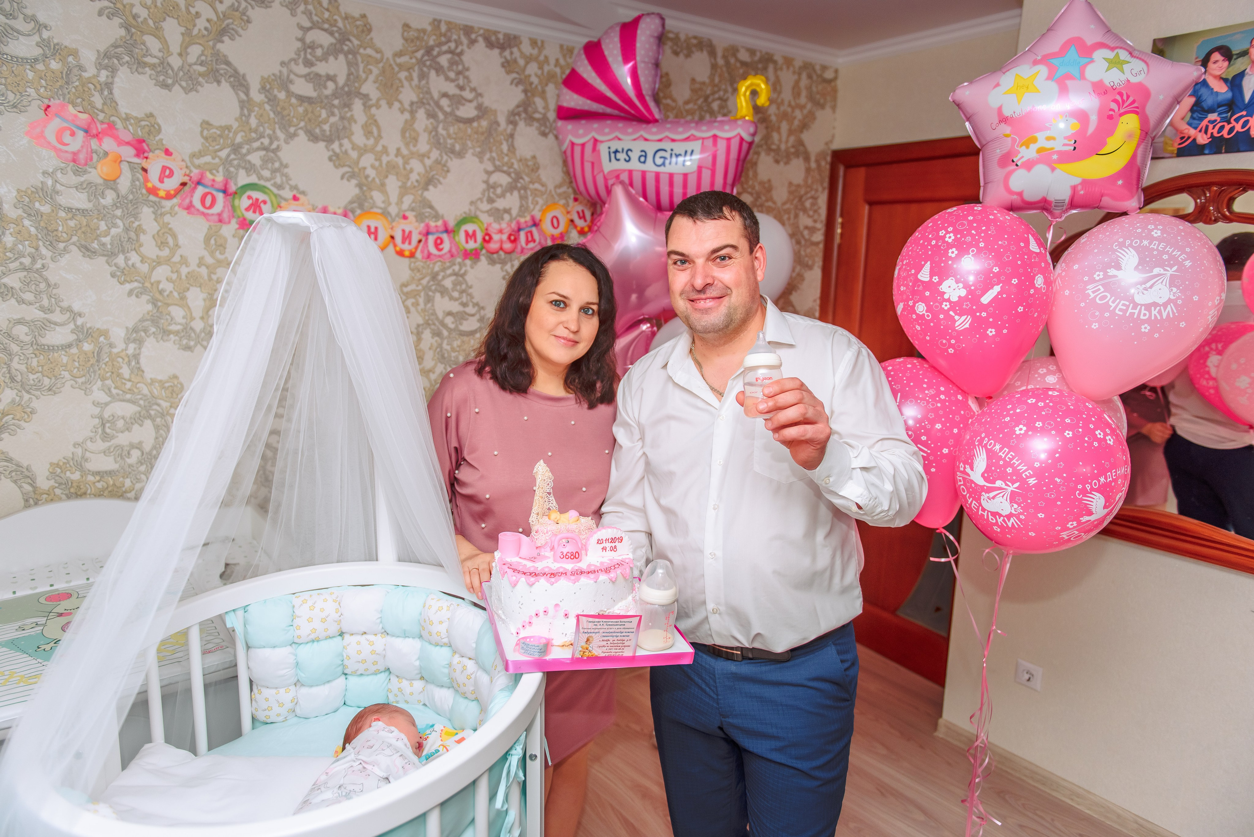 Выписка из роддома. Свадебный и семейный фотограф в Москве Юлия Винник