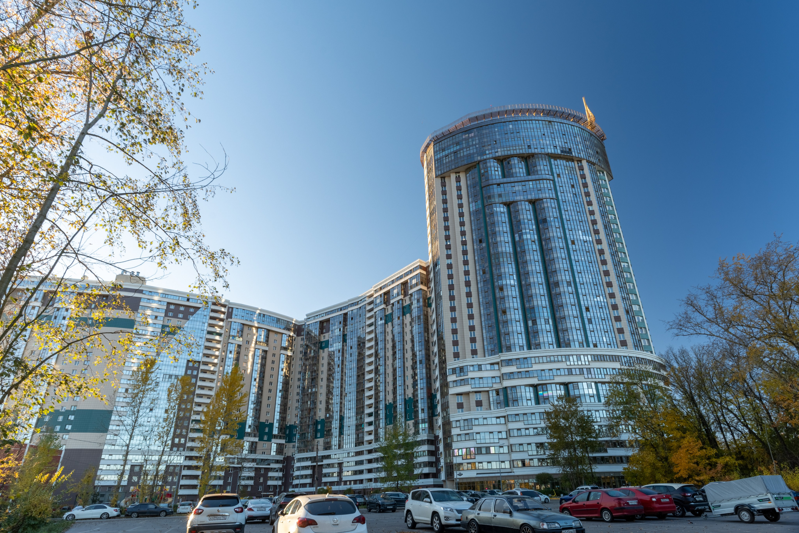 Фасадная съёмка для строительной компании РСТИ (Холдинг Росстройинвест)