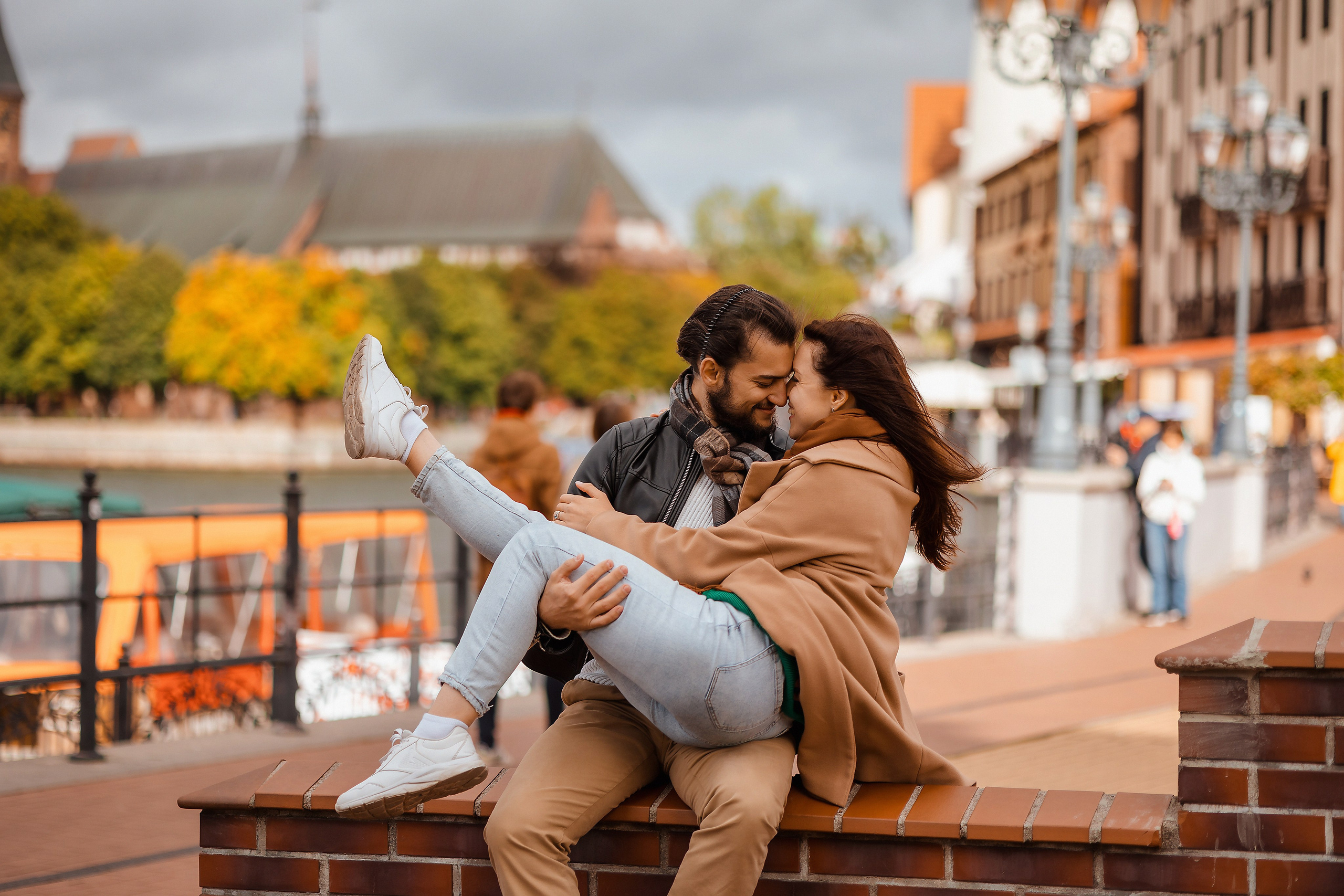 Прогулка по Рыбной деревне и острову Канта, осень. Фотограф в Калининграде свадебная фотография, репортажная, фотосессии