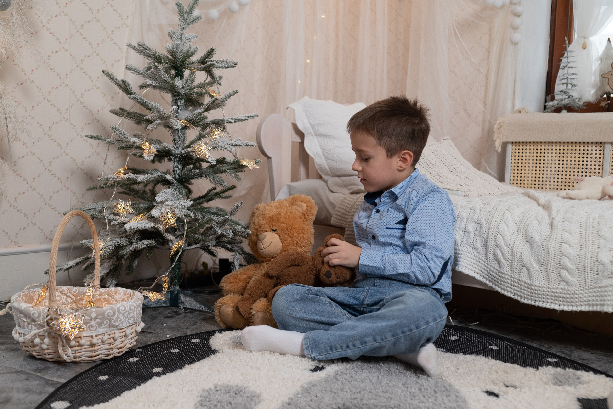 Новогодняя история для семьи Быстровых. Фотограф в Тюмени Голышева Елена