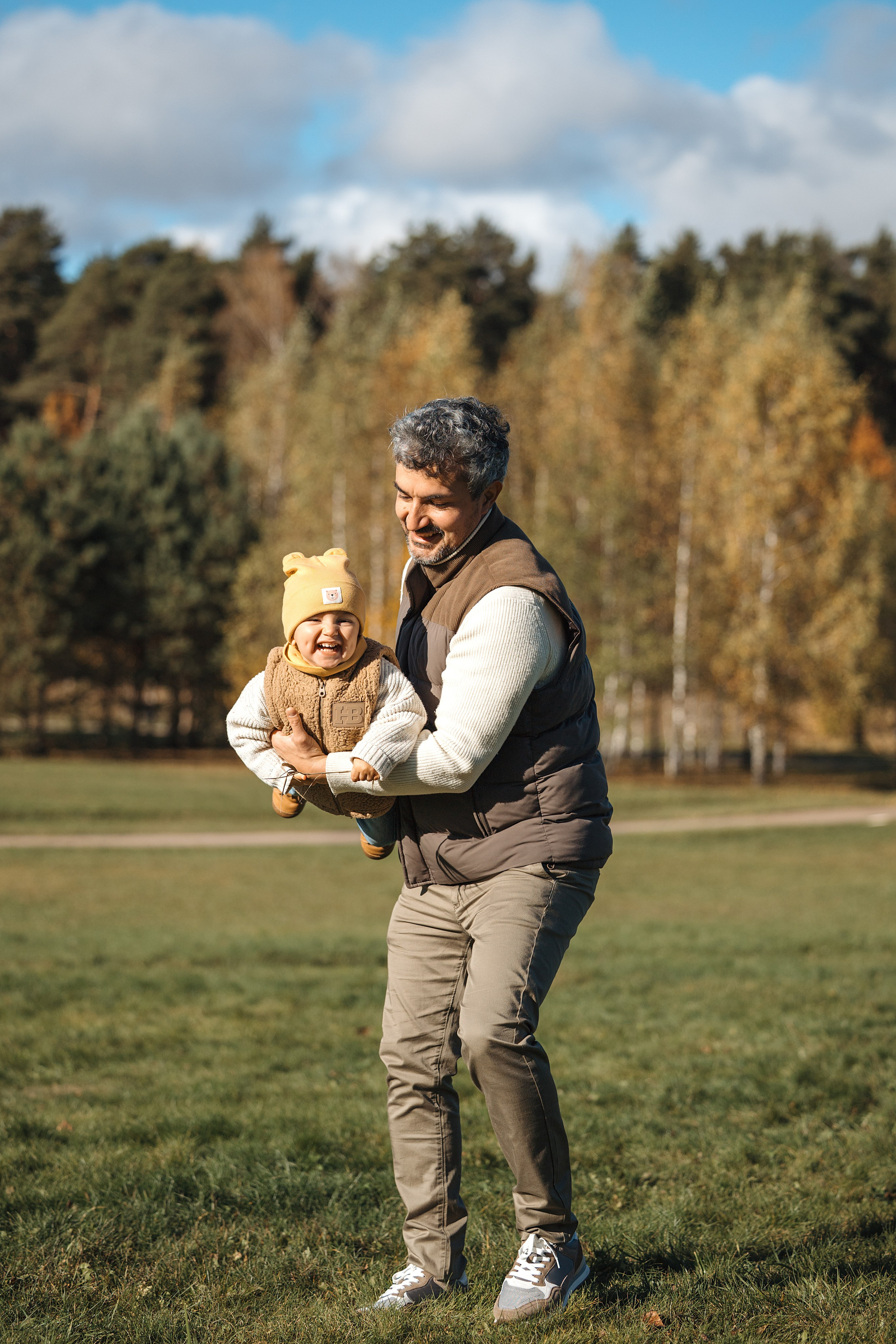Осенняя семейная съемка. Фотограф Анималист в Москве Анастасия Жучкова
