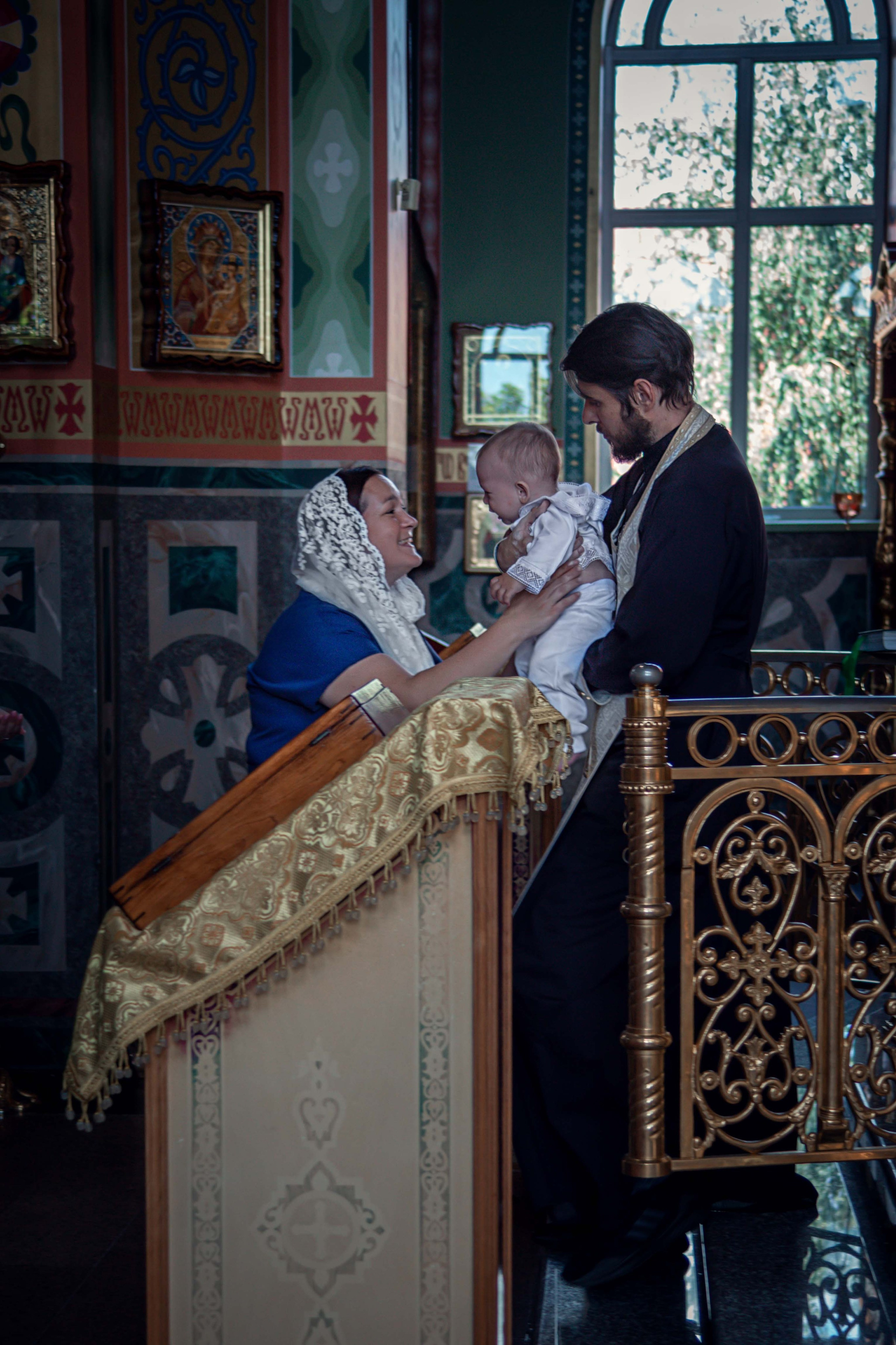 Крещение. Семейный и детский фотограф в Москве Ольга Кривенцова