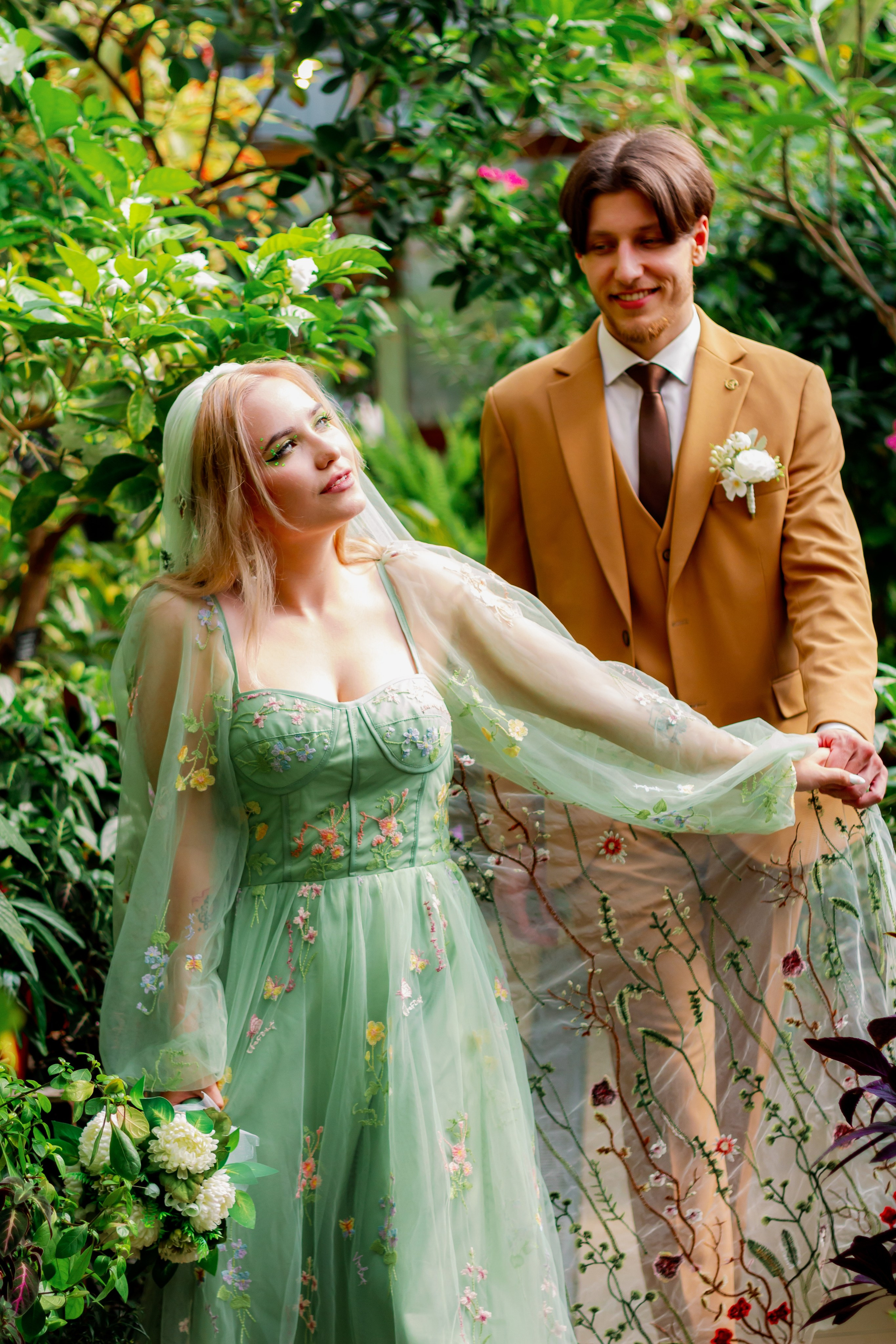 Никита и Валерия. Свадебная фотосессия в оранжерее, Екатеринбург. Фотограф в Екатеринбурге Пойгина Елена