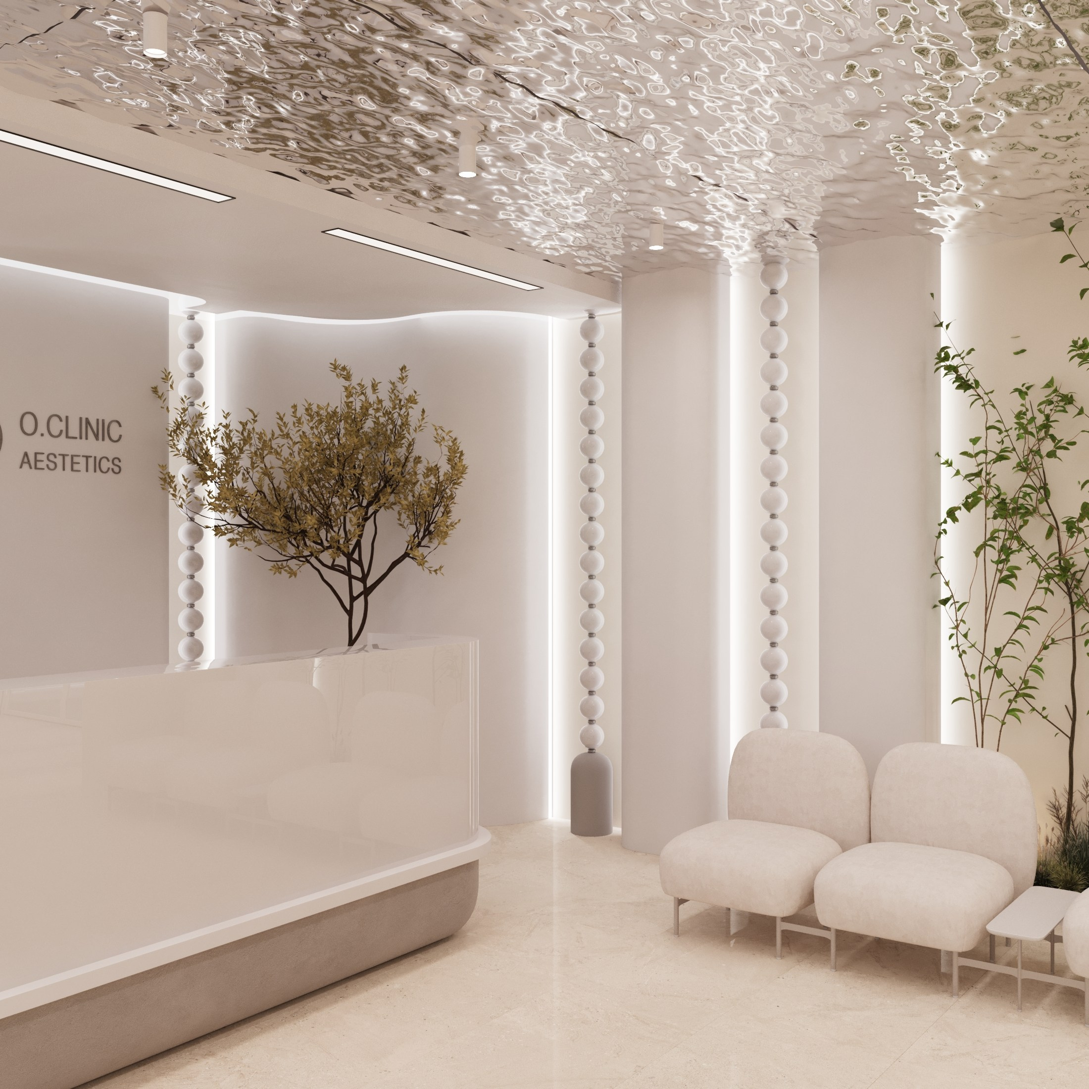 Частная медицинская клиника. Мансур Гусейнов дизайнер интерьеров г. Махачкала