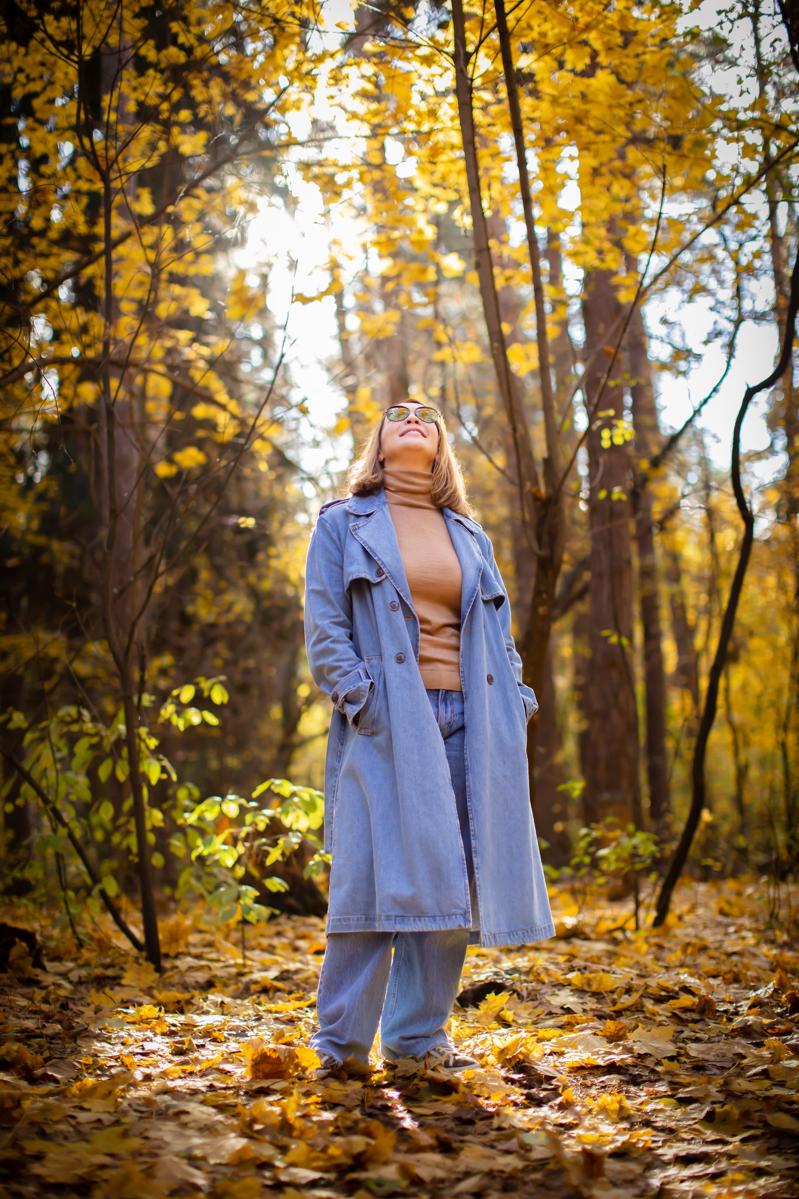 Елена и золотая осень. Фотограф Наталья Штукина