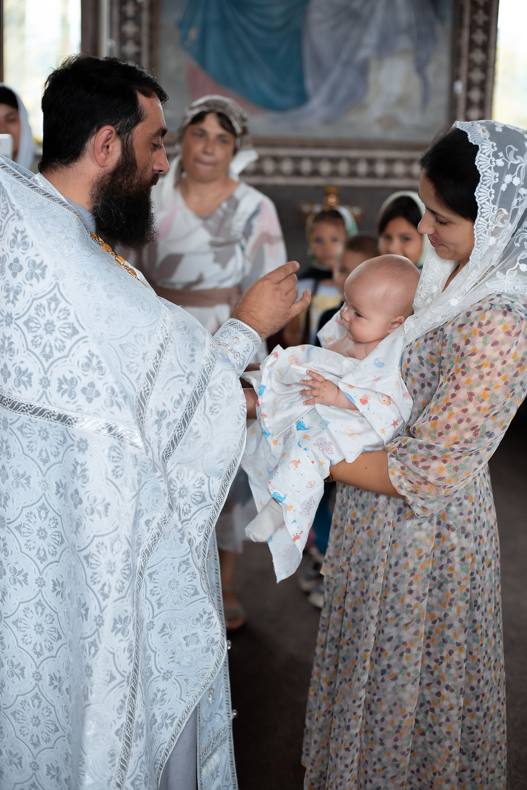 Крещение Семёна. Семейный, индивидуальный фотограф в Москве Ангели Марина