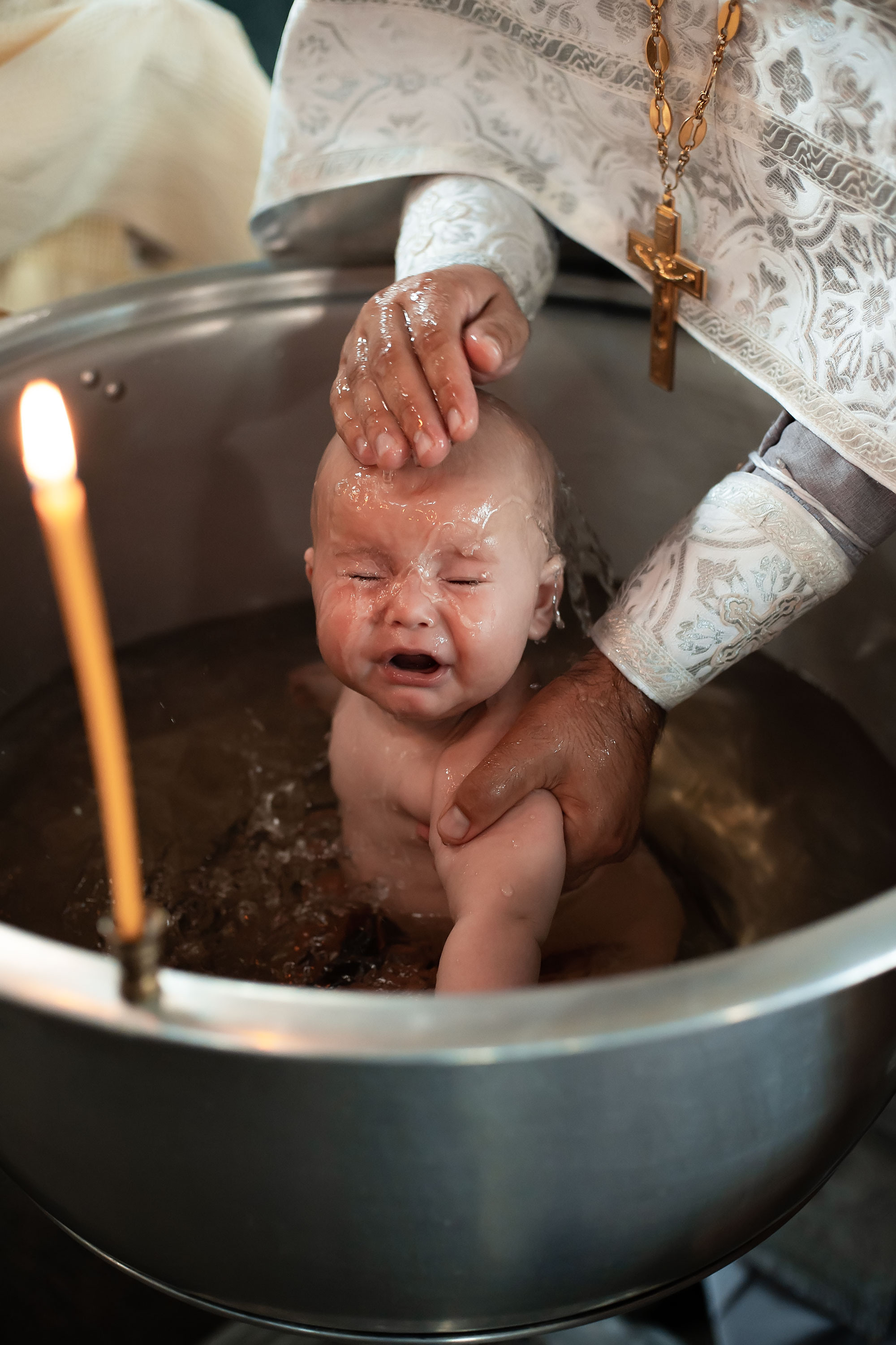 Крещение Семёна. Семейный, индивидуальный фотограф в Москве Ангели Марина