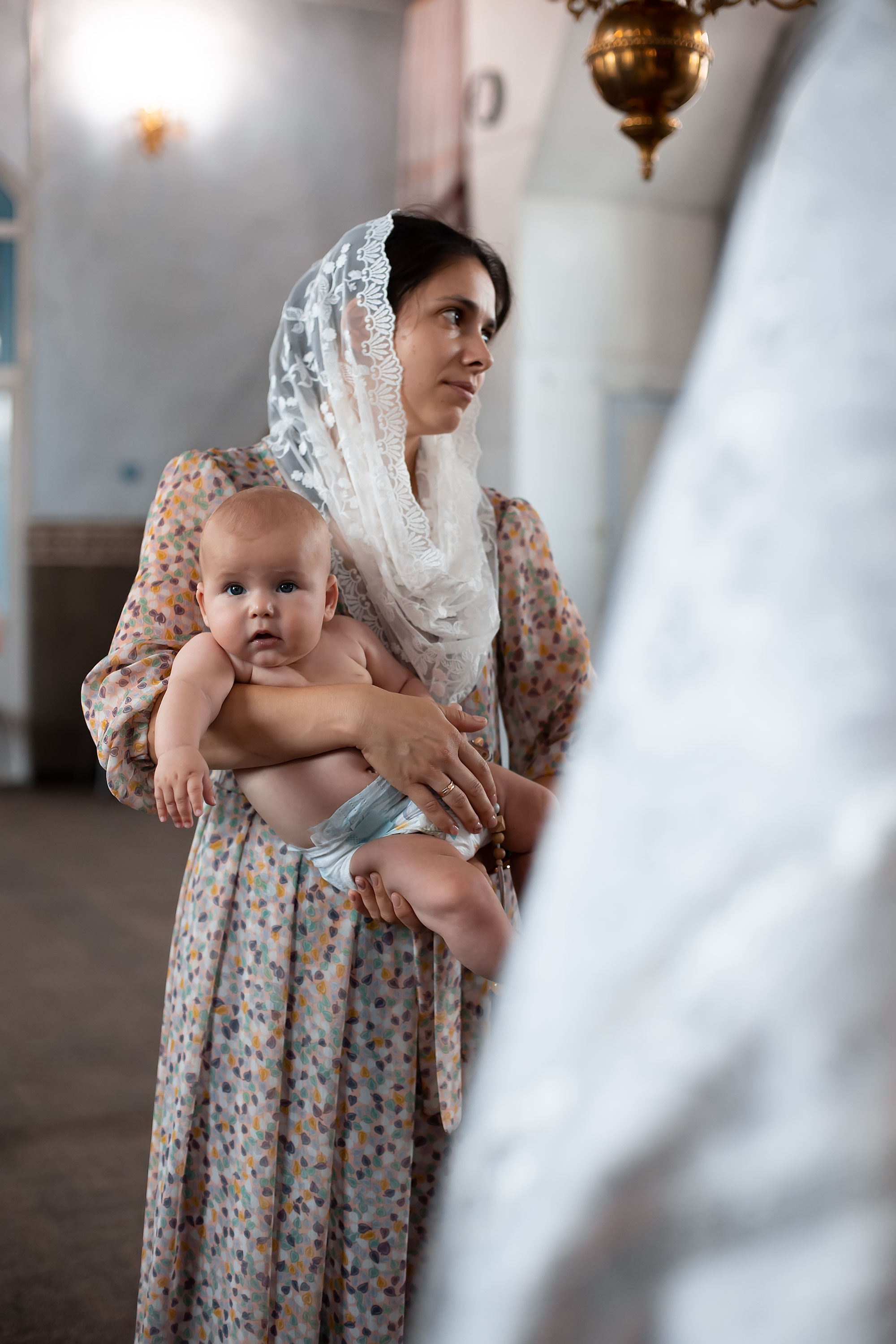 Крещение Семёна. Семейный, индивидуальный фотограф в Москве Ангели Марина