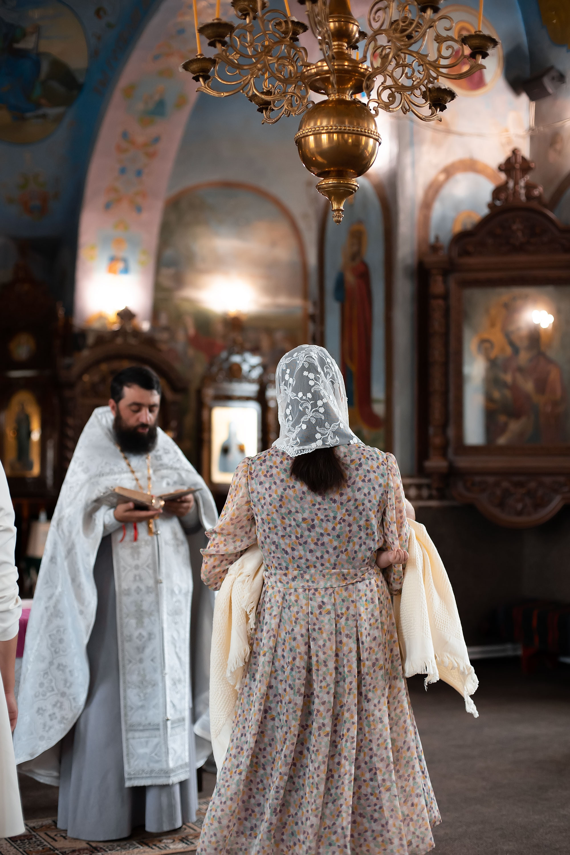 Крещение Семёна. Семейный, индивидуальный фотограф в Москве Ангели Марина