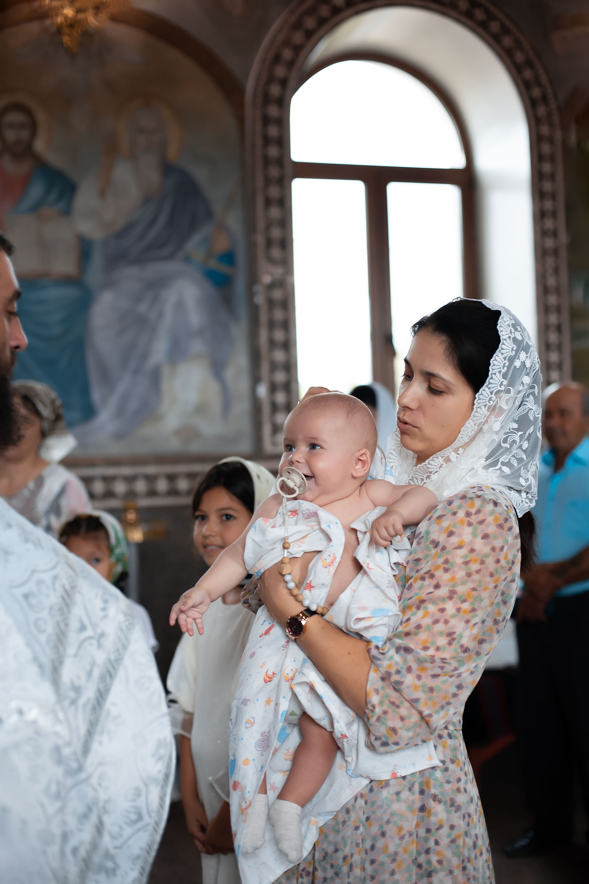 Крещение Семёна. Семейный, индивидуальный фотограф в Москве Ангели Марина