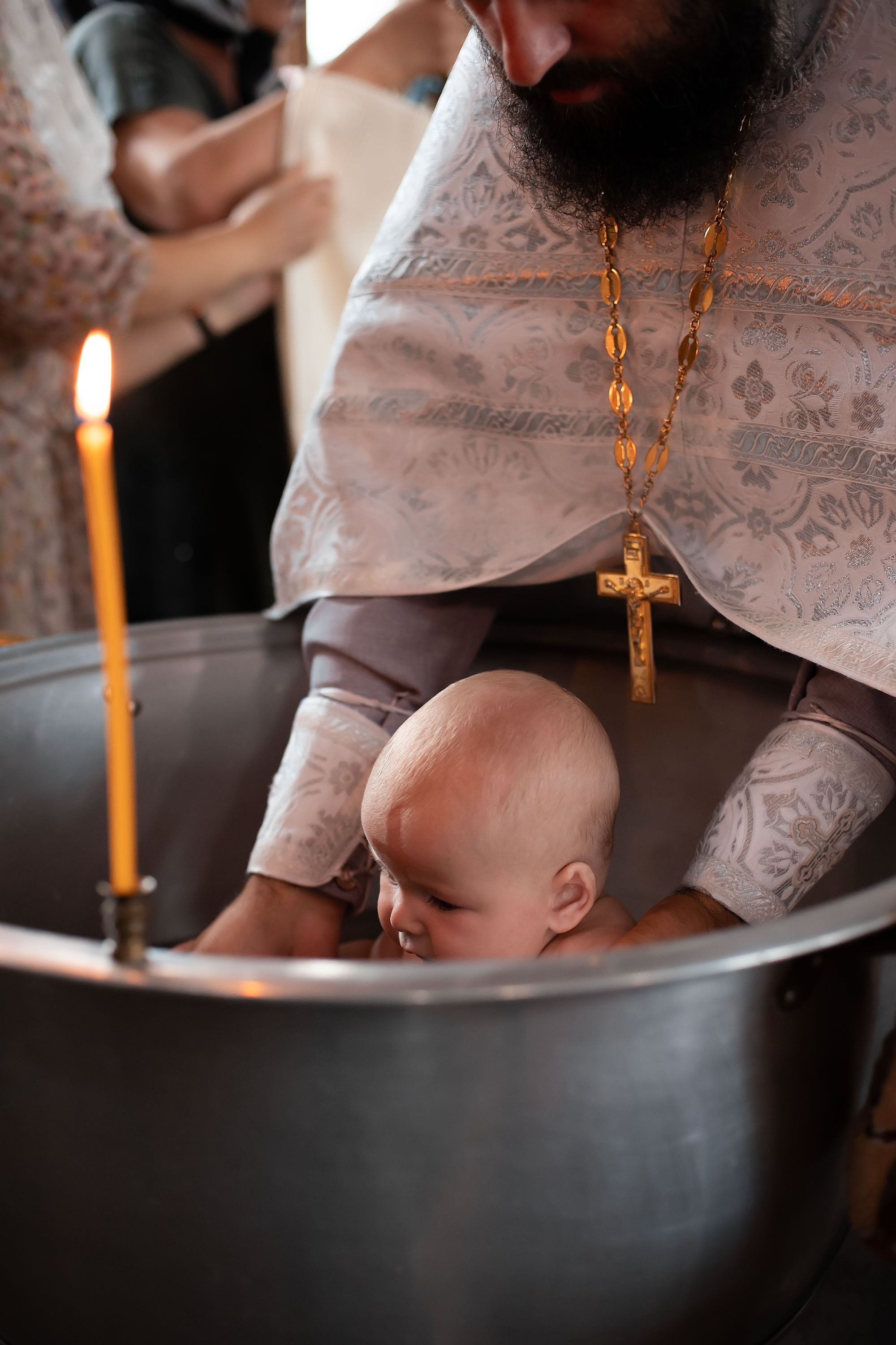 Крещение Семёна. Семейный, индивидуальный фотограф в Москве Ангели Марина
