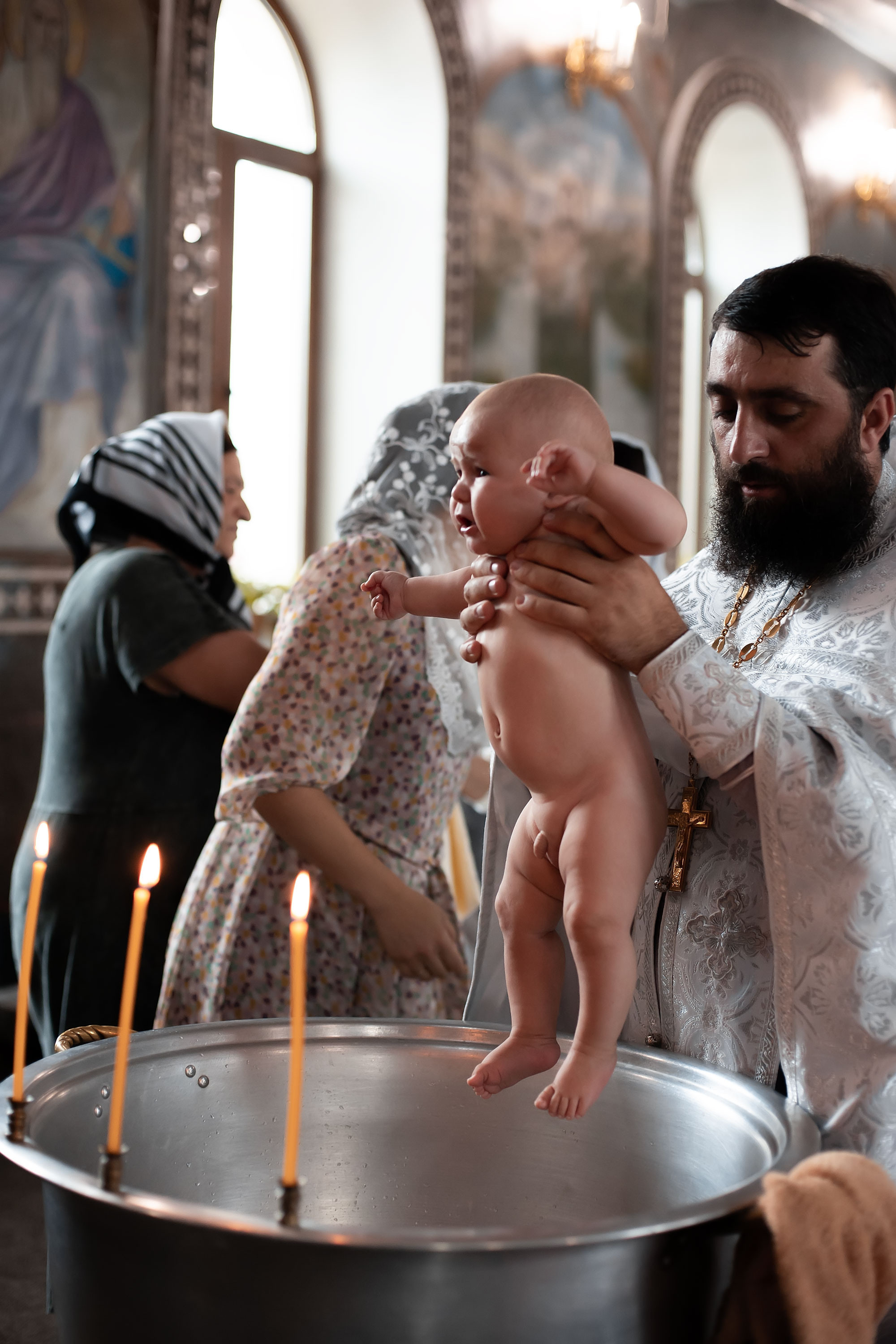 Крещение Семёна. Семейный, индивидуальный фотограф в Москве Ангели Марина