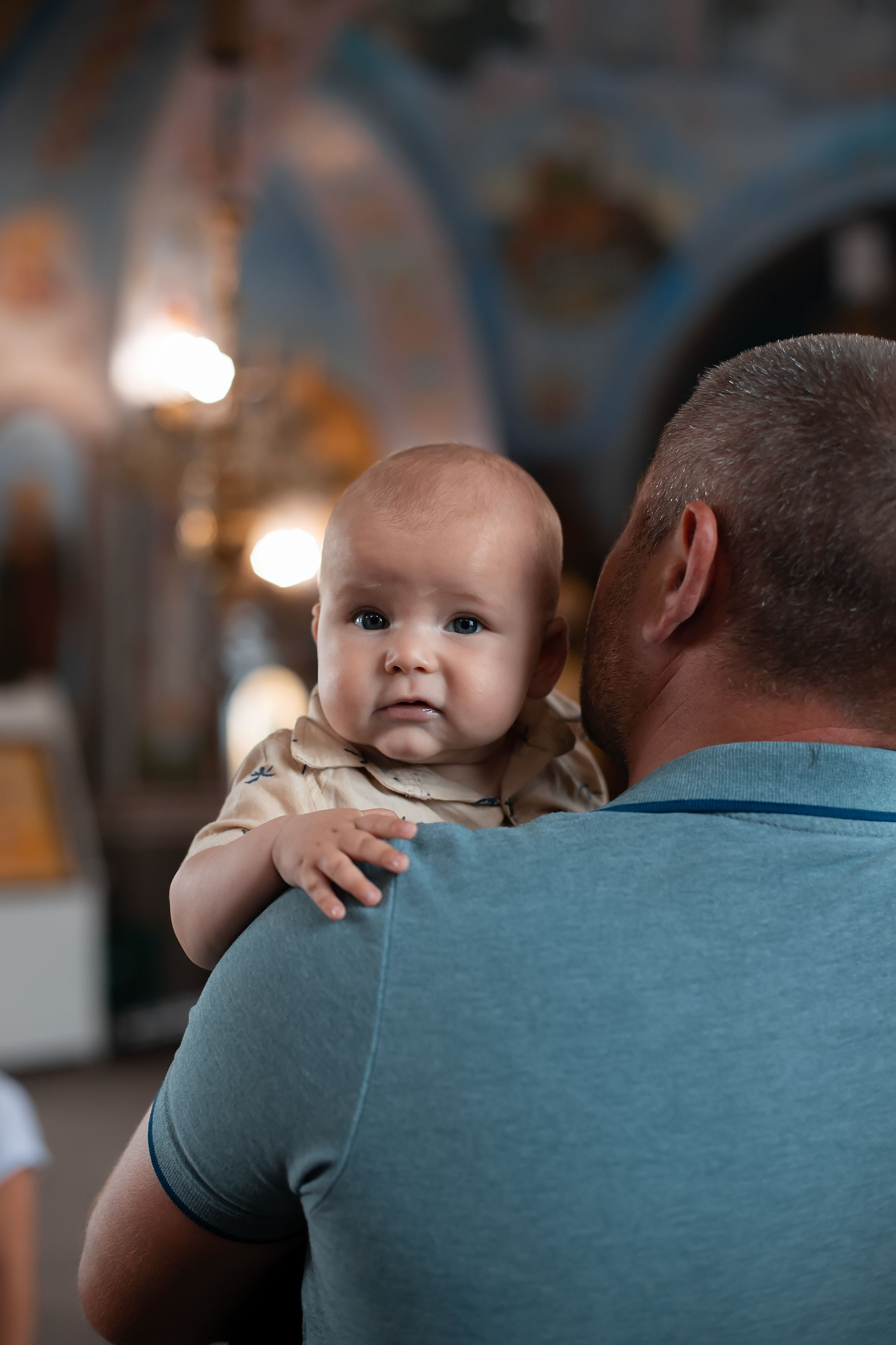 Крещение Семёна. Семейный, индивидуальный фотограф в Москве Ангели Марина