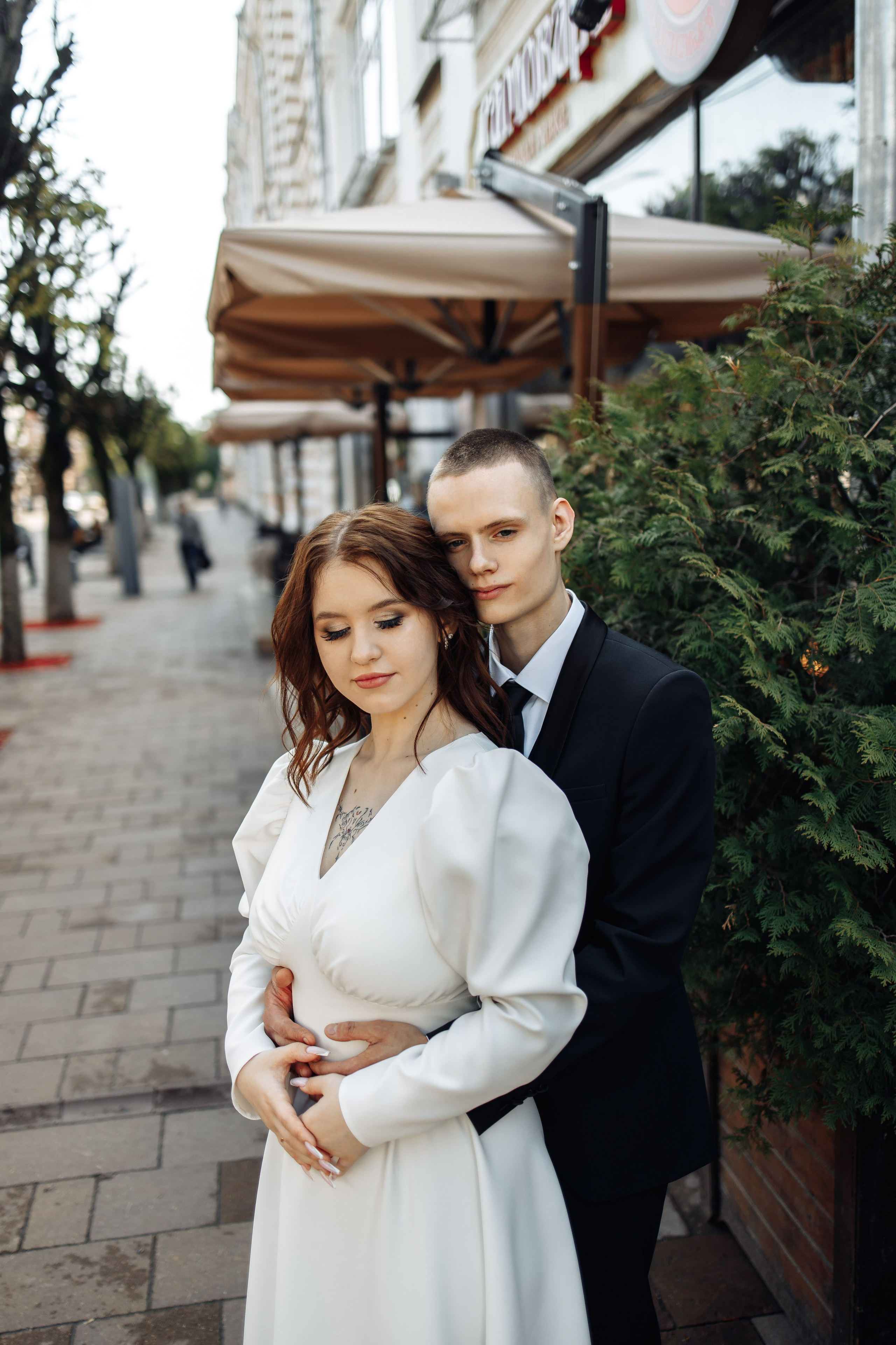 Свадебная прогулка в Смоленске. Свадебный фотограф Вашкевич Денис