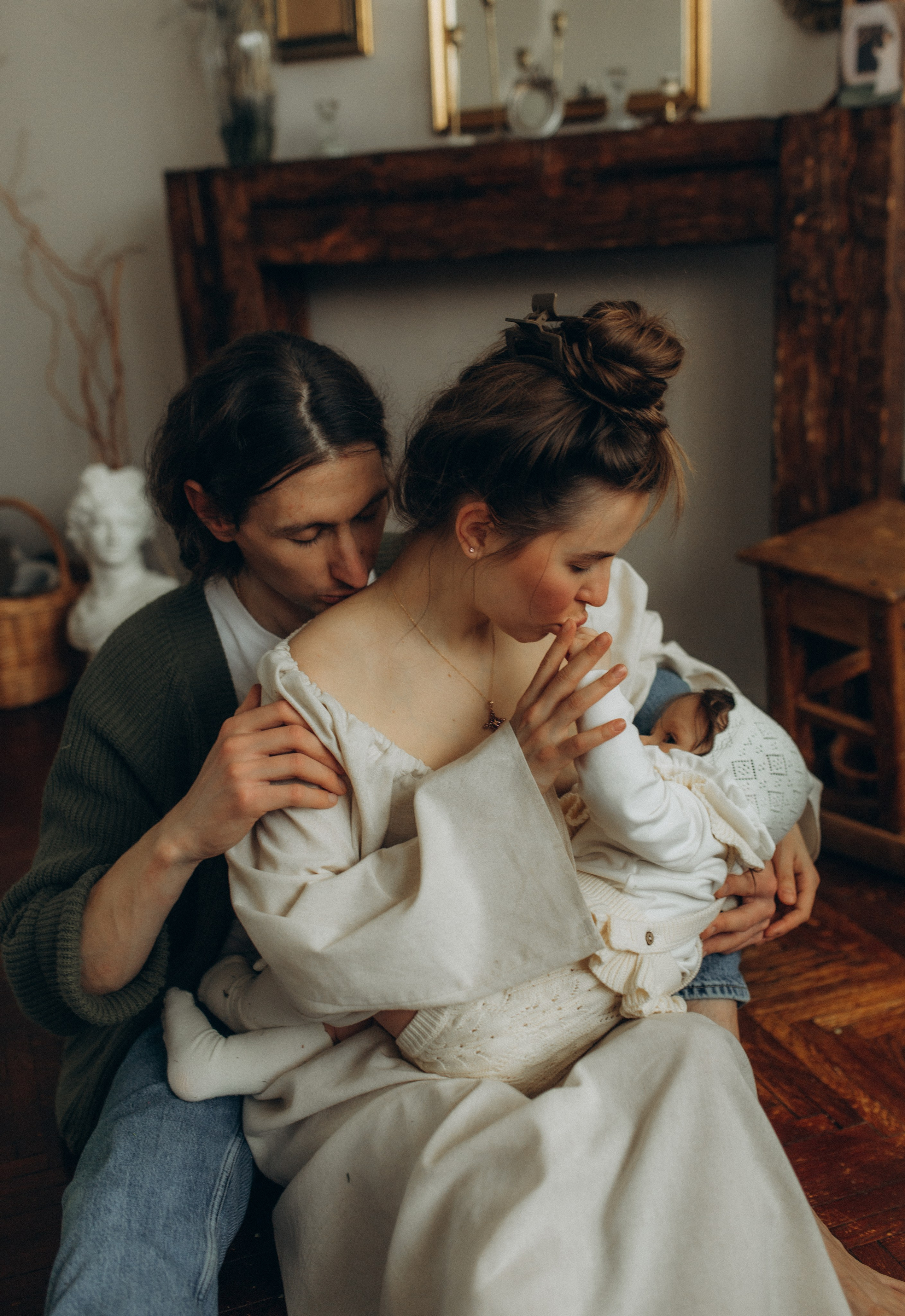 Семейная съемка в студии. Семейный и детский фотограф в Москве Антонина Смирнова