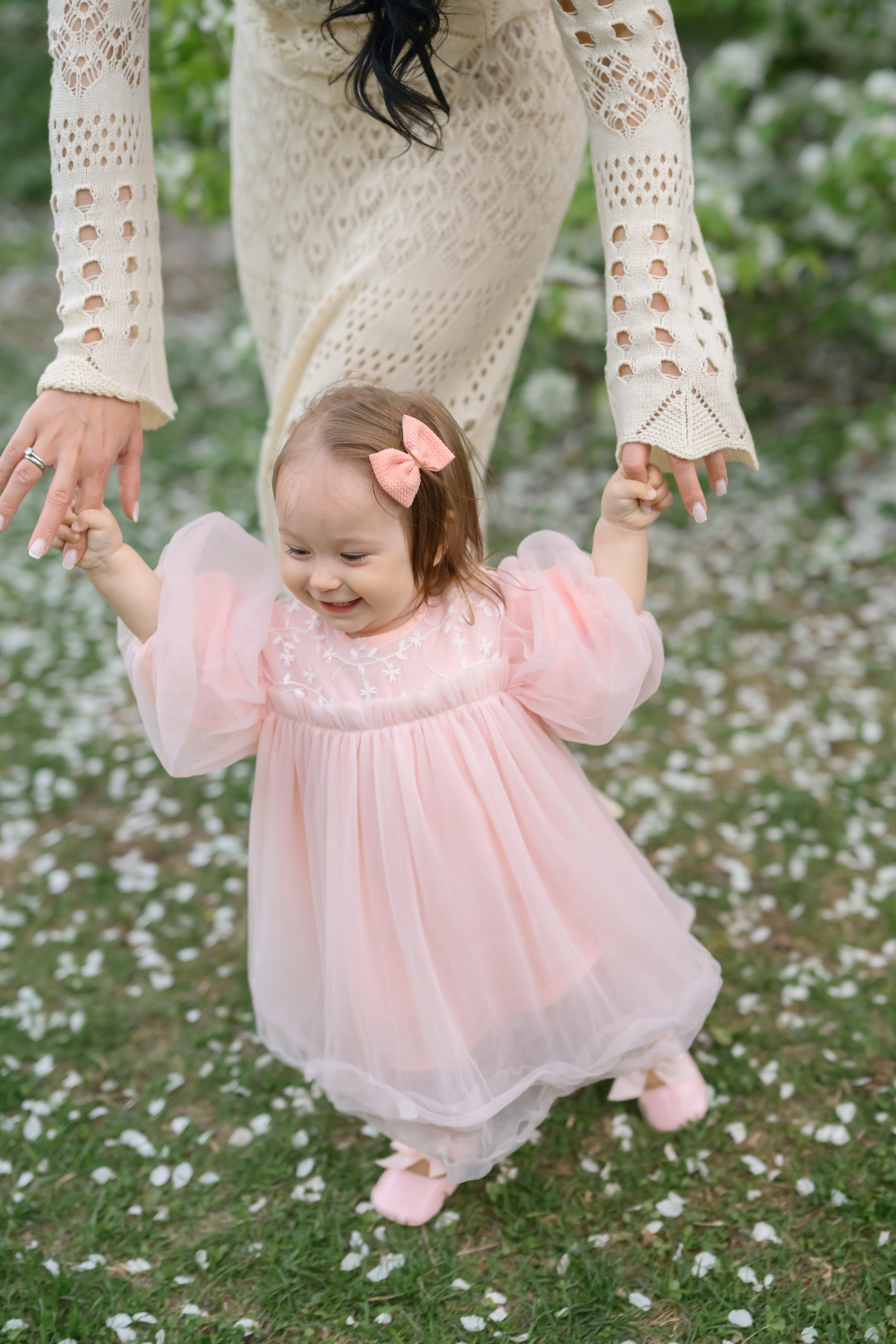 Алиса и Мария. Фотосессия в цветении в парке Музеон. Semerlina.ru