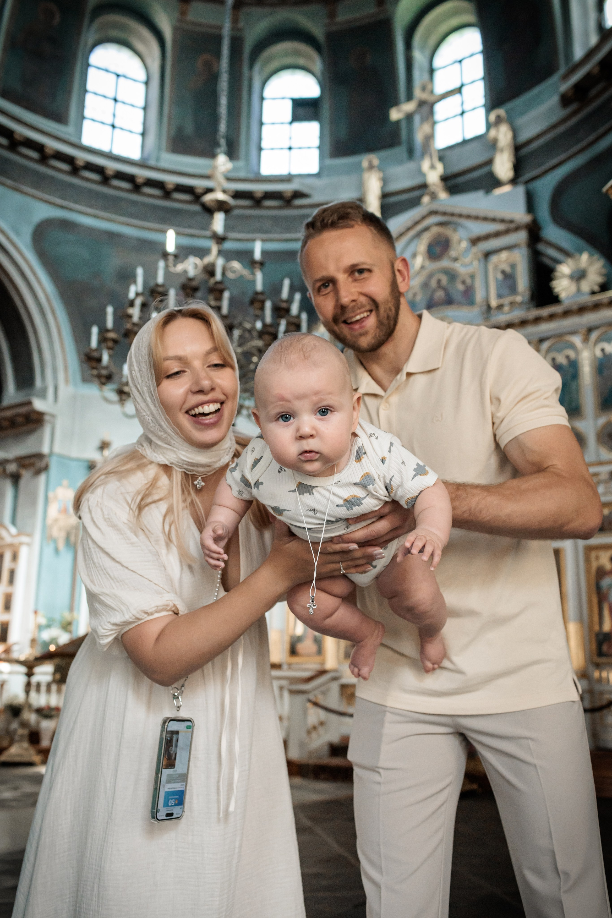 Крещение в Храме Успения Пресвятой Богородицы в Косино. Профессиональный фотограф в Москве и Мо Мария Шантарёва