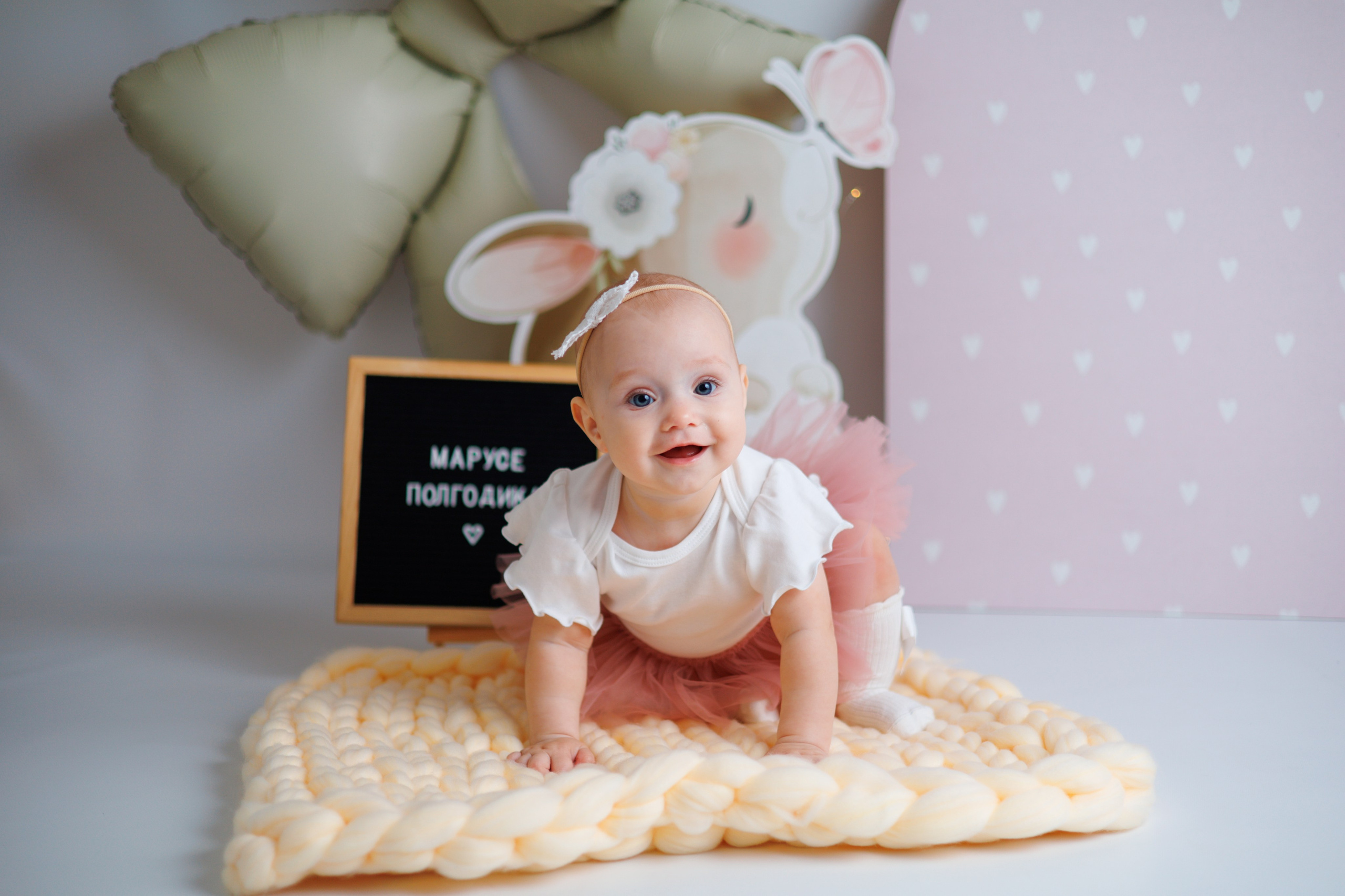 Маше полгодика. Семейный и детский фотограф в Михайловке Татьяна Лестьева