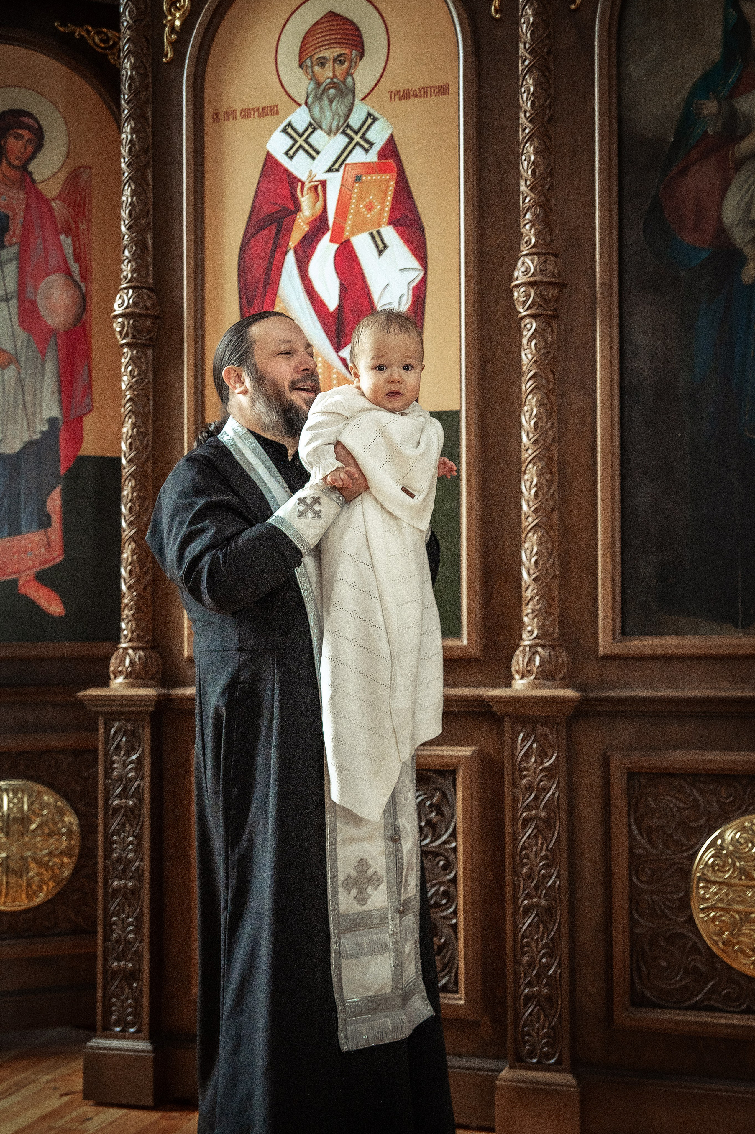 Таинство Крещения Геннадия, Храм Николая Чудотворца Краснослободск. Церковный, семейный и репортажный фотограф Волгоград, Волжский