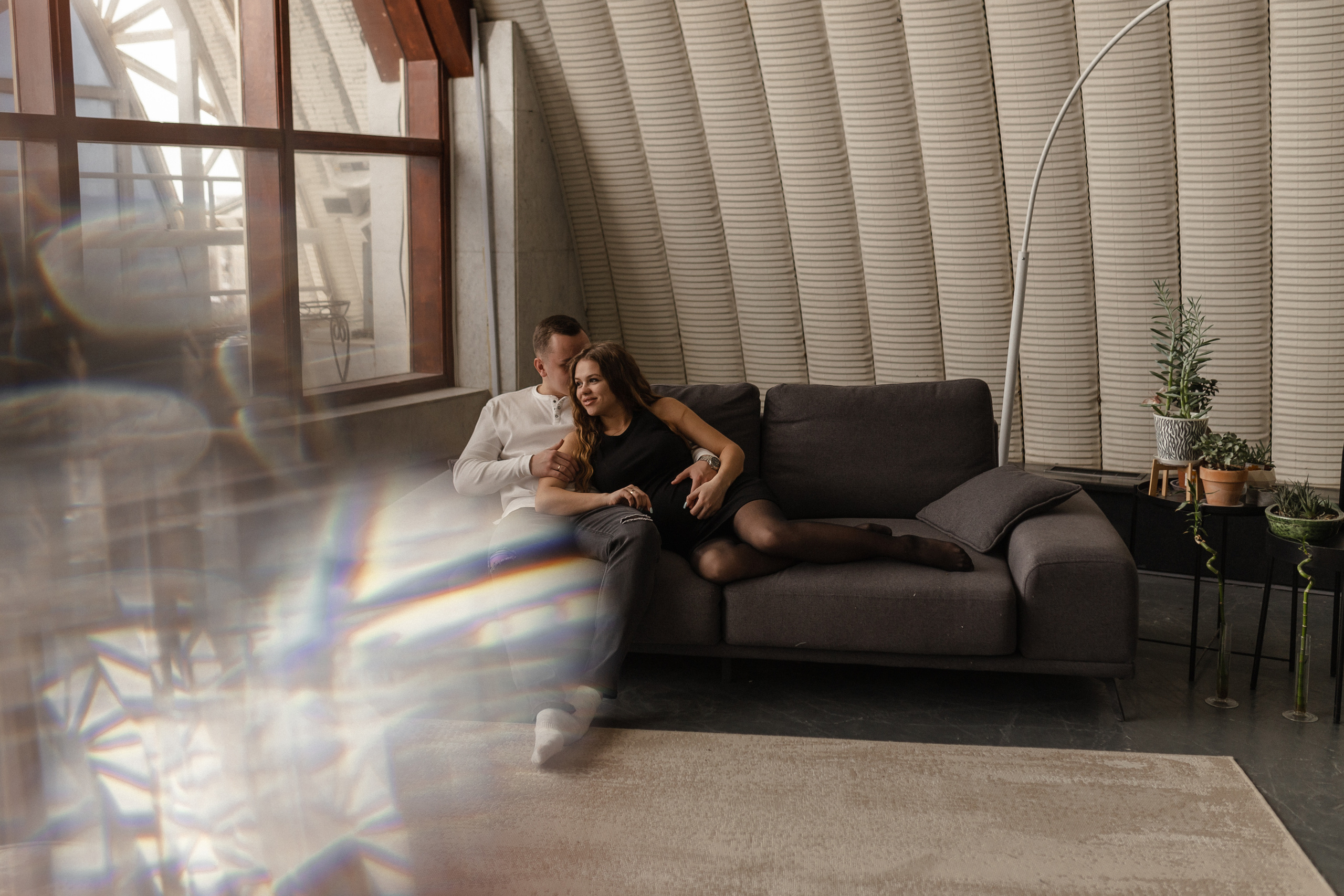 Настя и Кирилл. Съемка с животиком. Семейный фотограф в Нижнем Новгороде Доронина Юлия