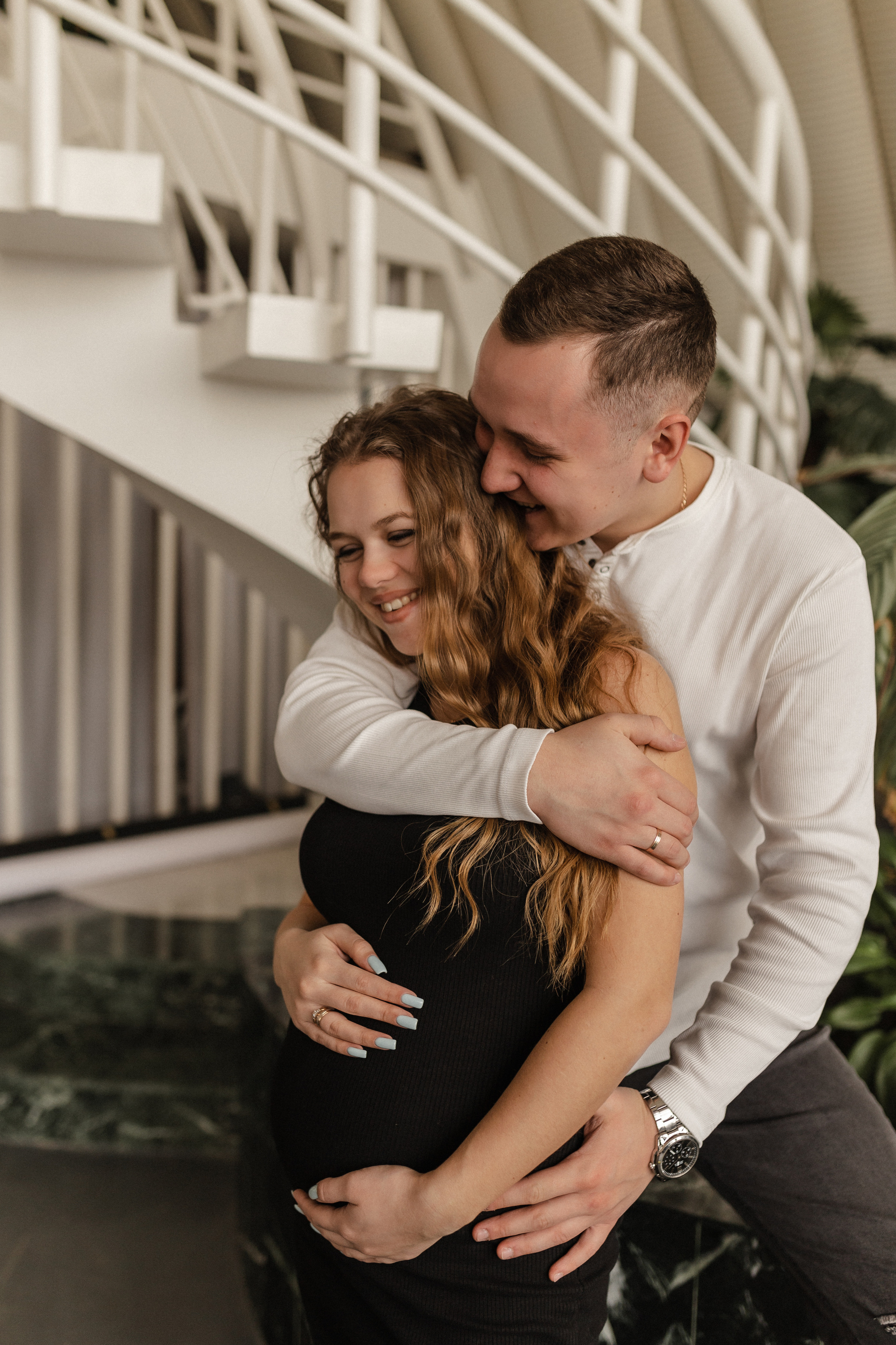 Настя и Кирилл. Съемка с животиком. Семейный фотограф в Нижнем Новгороде Доронина Юлия