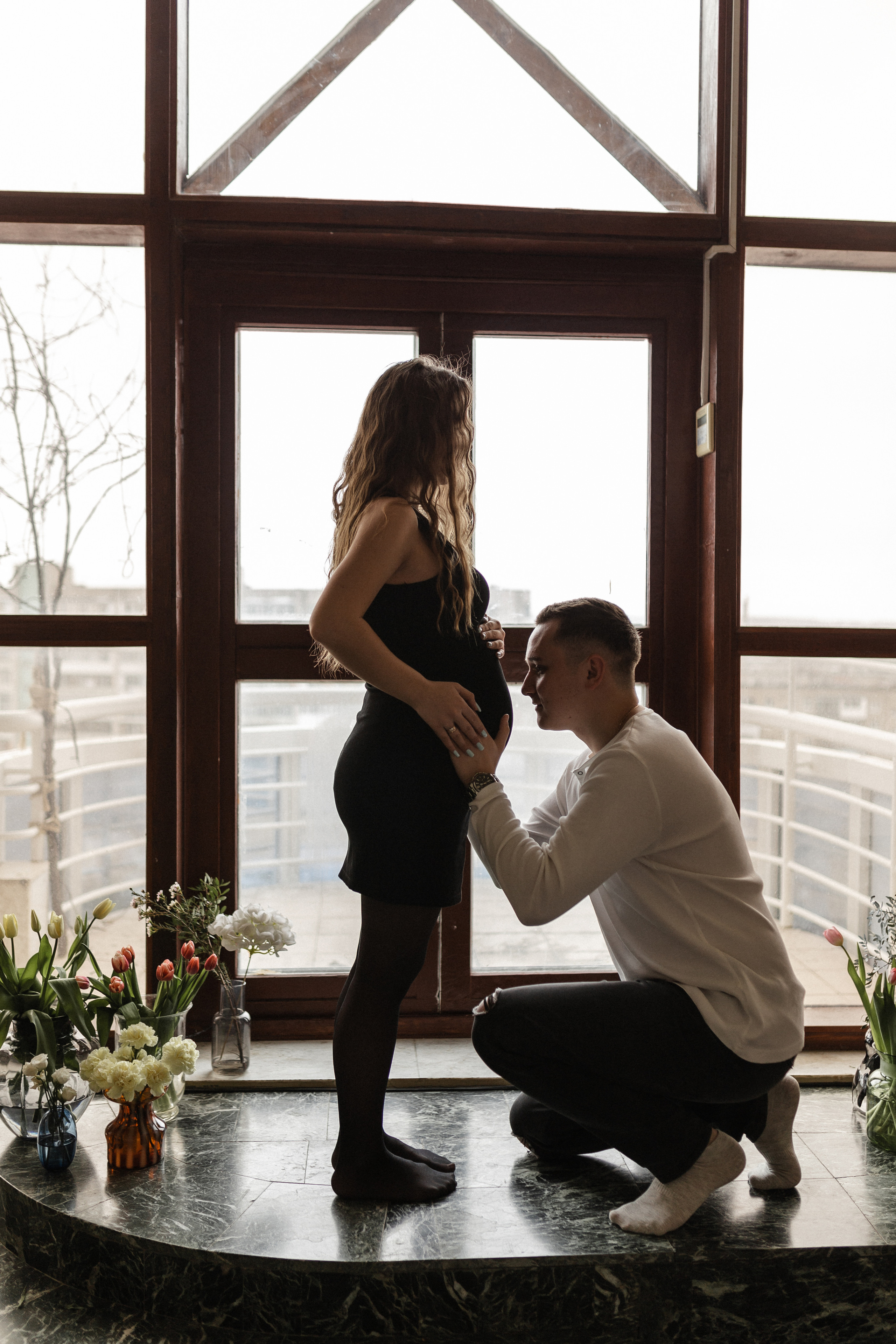 Настя и Кирилл. Съемка с животиком. Семейный фотограф в Нижнем Новгороде Доронина Юлия