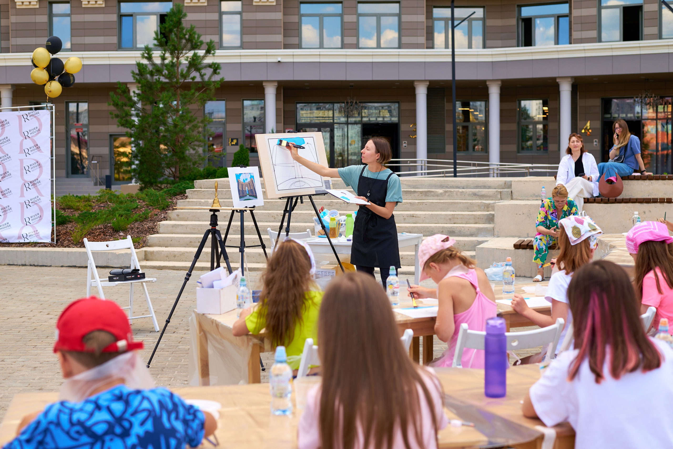 Мастер-класс по рисованию, Щелково, Ривер-хаус. Фотограф Щёлково