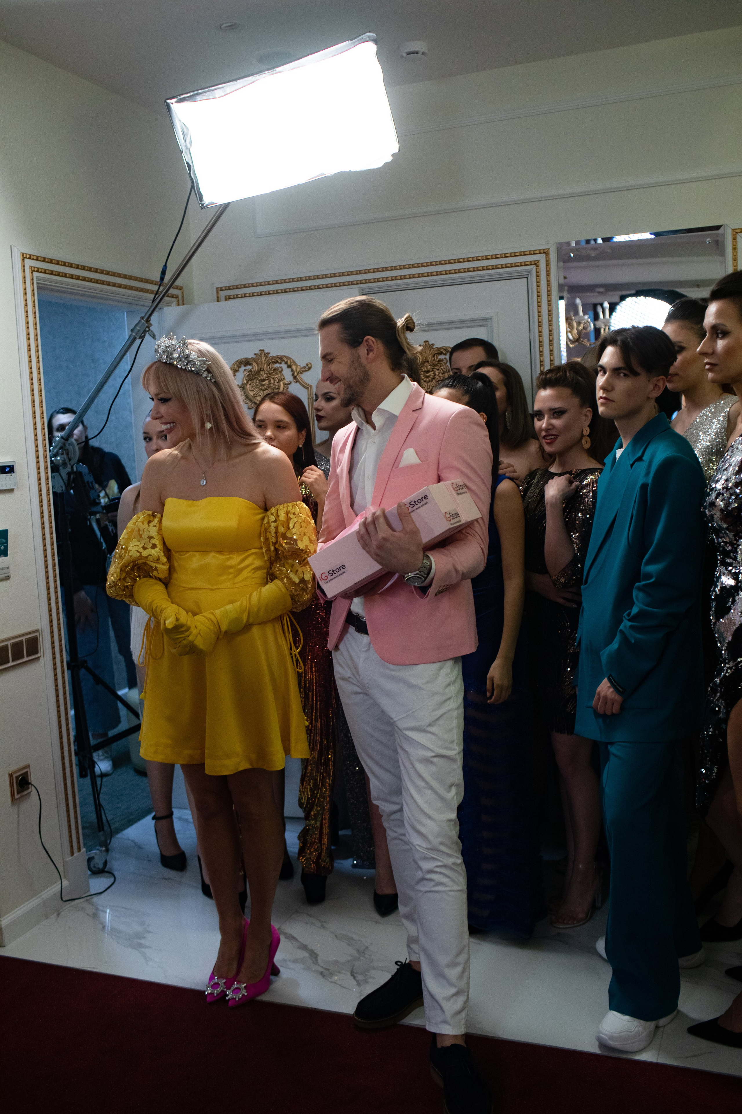 Съемка клипа Анни Калашниковой «Не ври мне в Риме». Art photographer Nino