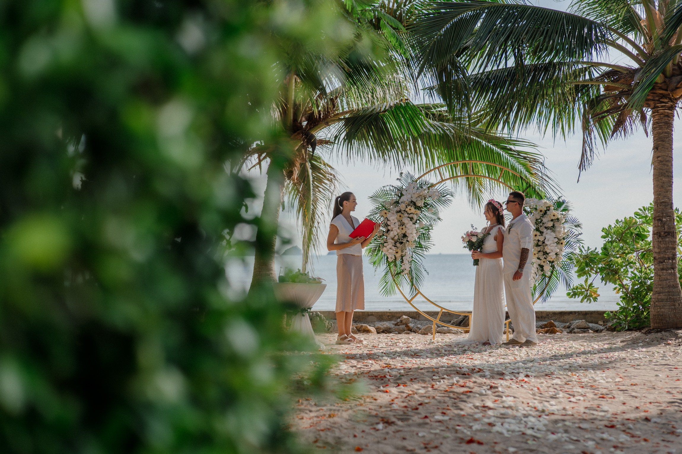 Wedding on the Beach in Koh Samui, Thailand | Tropical Destination Wedding