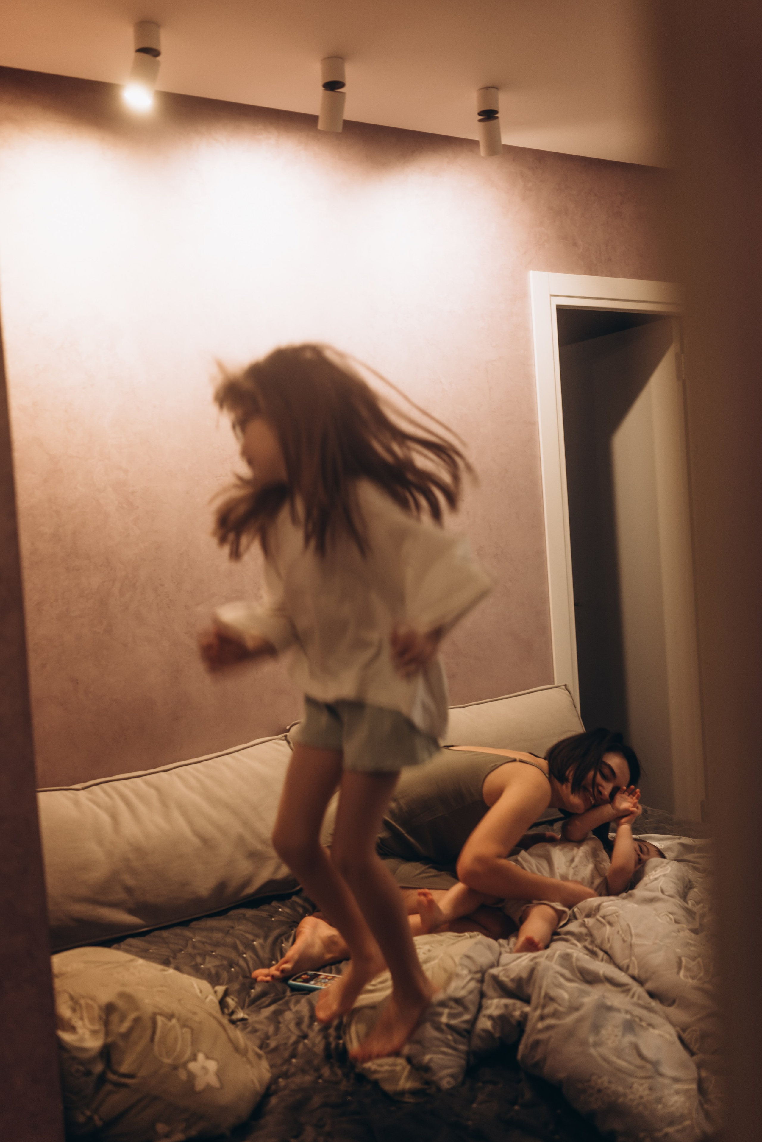 Вика и дочки (Домашняя). Фотограф в Москве и МО Бреусова Татьяна