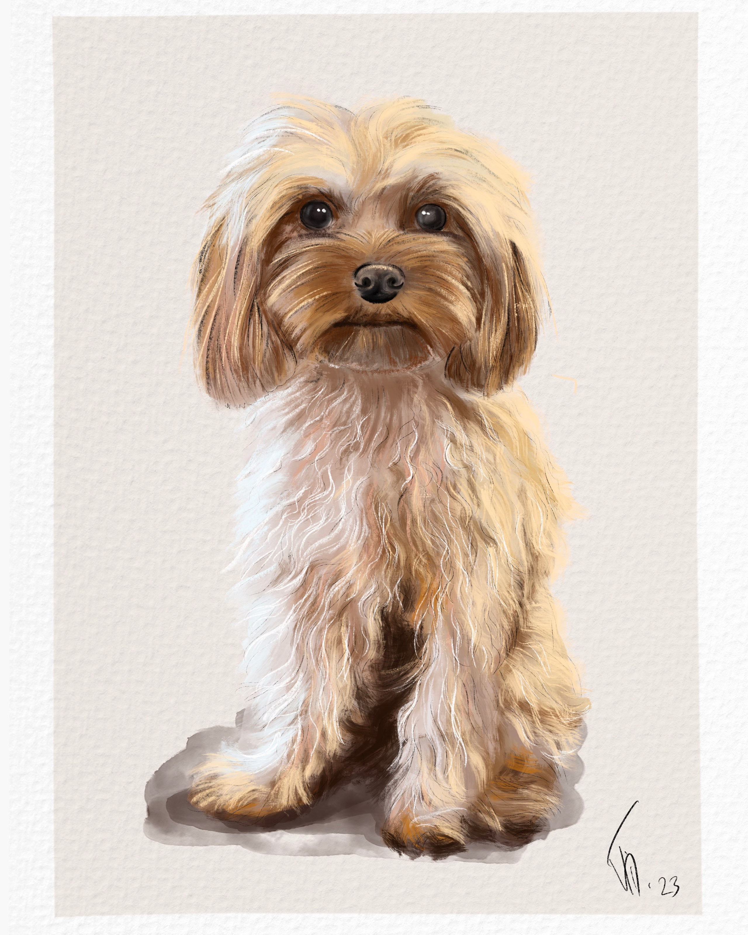 Digital. Portrait Artist and Illustrator Alevtina Golovin