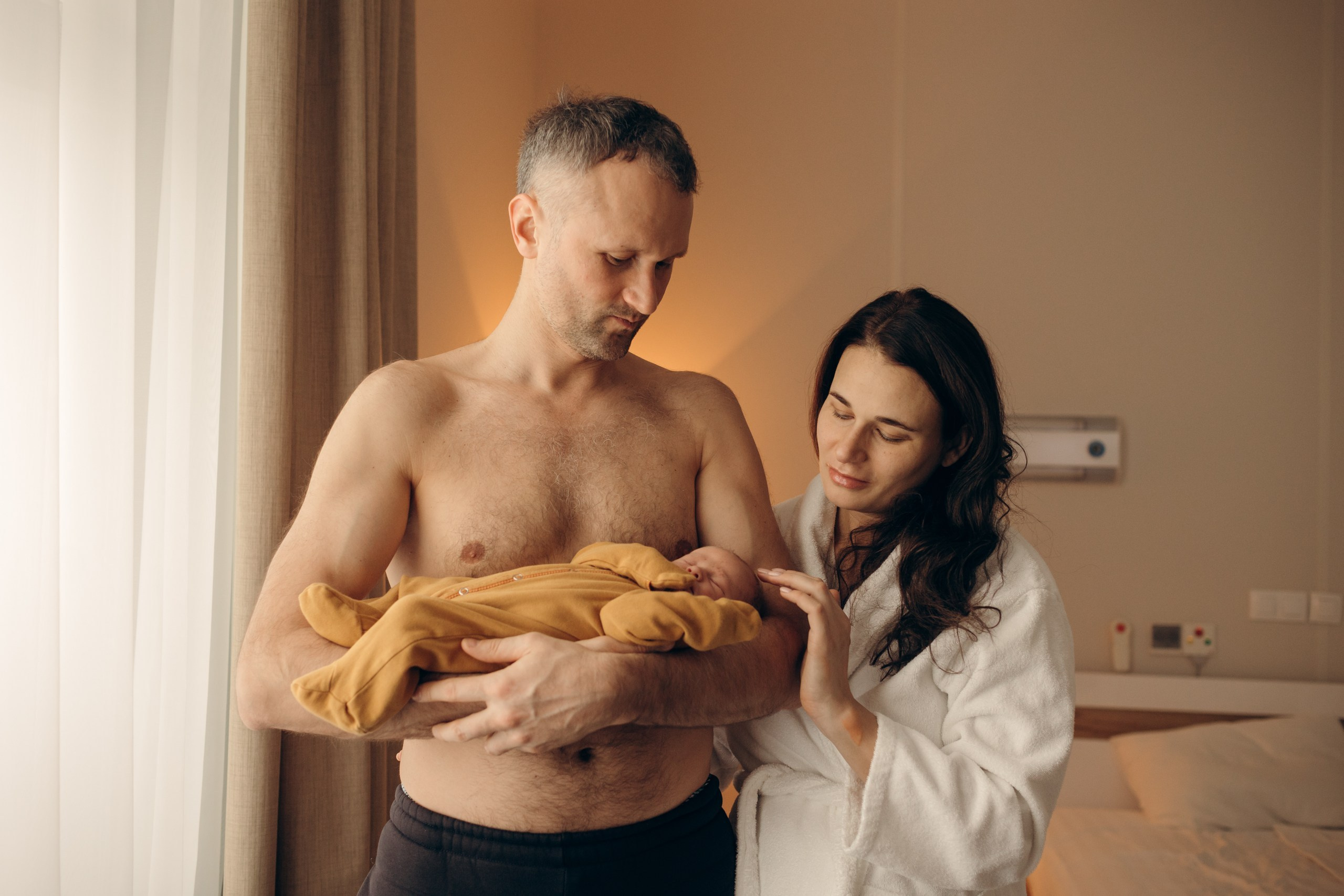 Девочка. Выписка. Фотограф на роды в Санкт-Петербурге Екатерина Сысоева