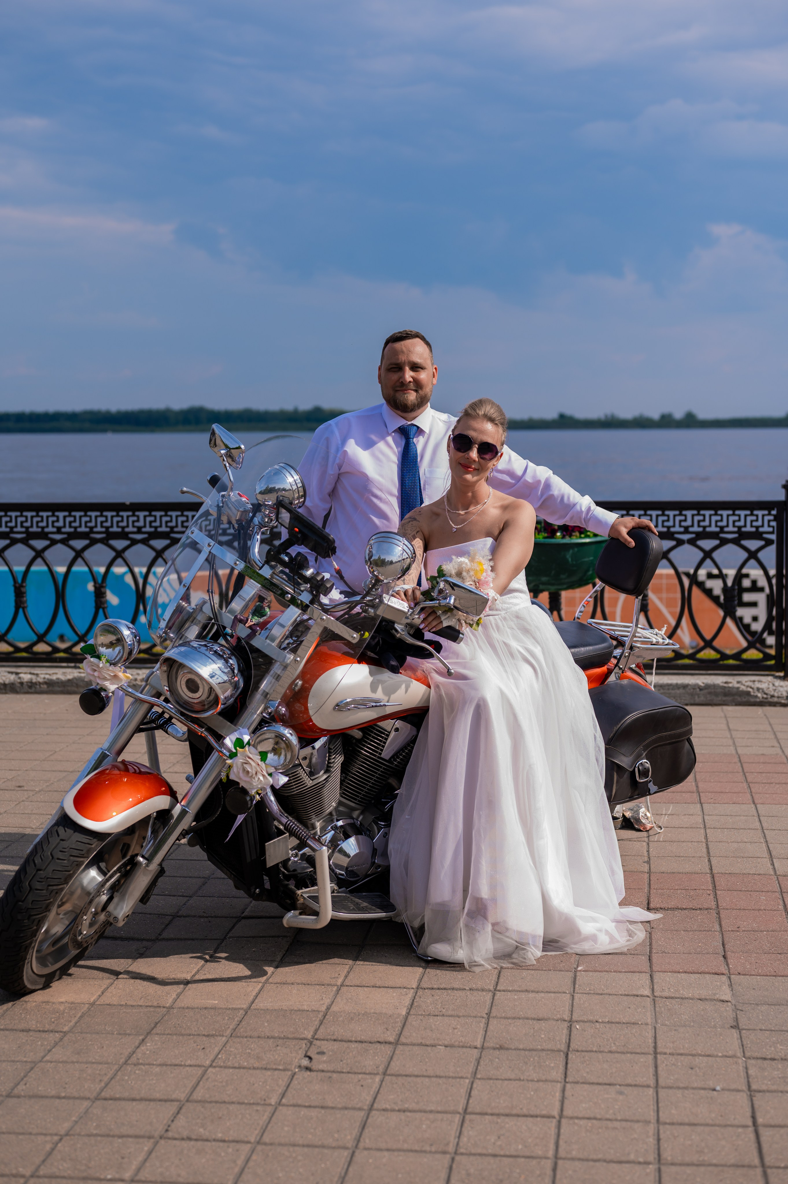 Мотосвадьба Евгения и Алены. Свадебный фотограф в Сургуте Любовь Гуляева