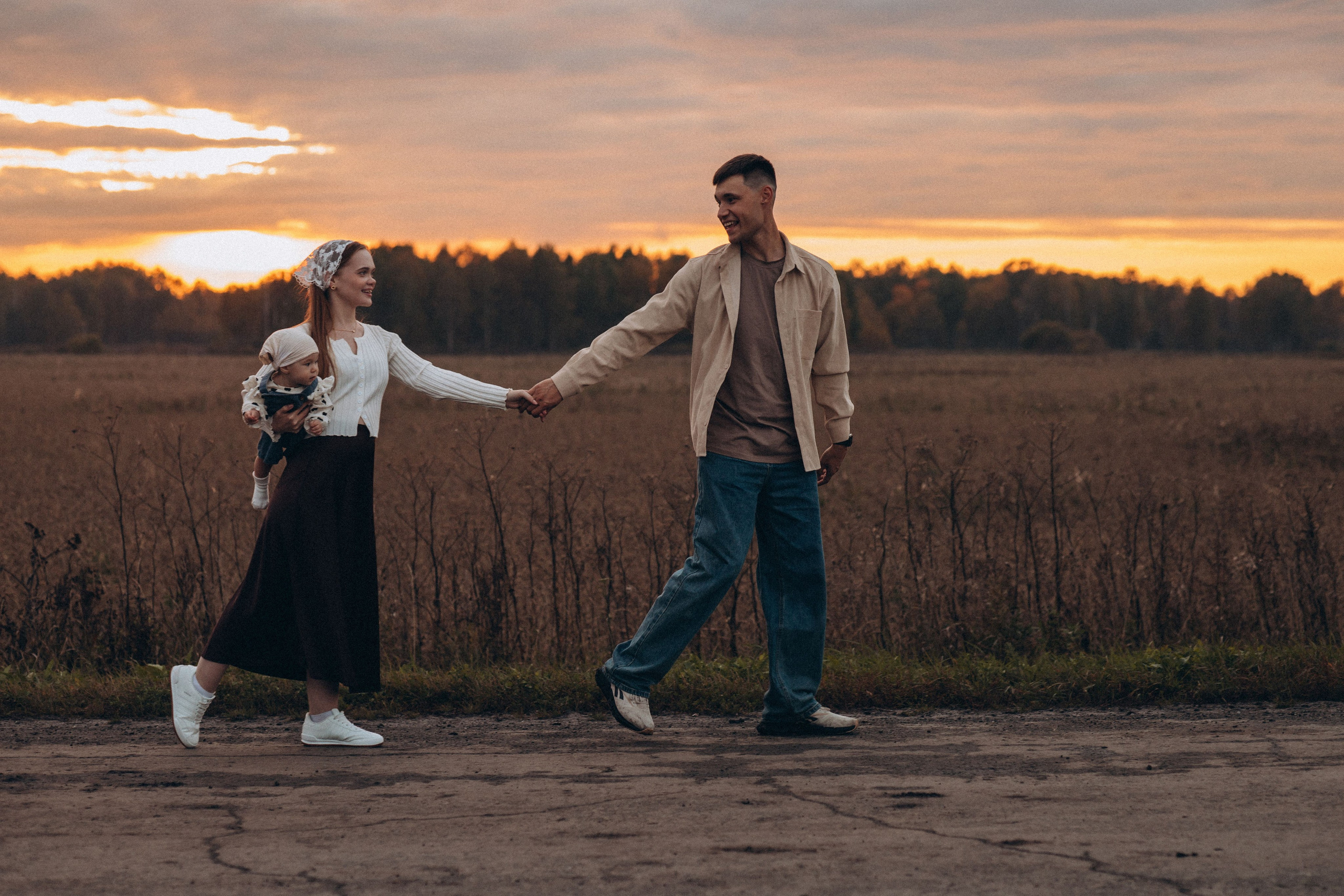 Максим Аня и Каролина. Семейный фотограф Нижневартовск Тюмень Ефимова Ирина