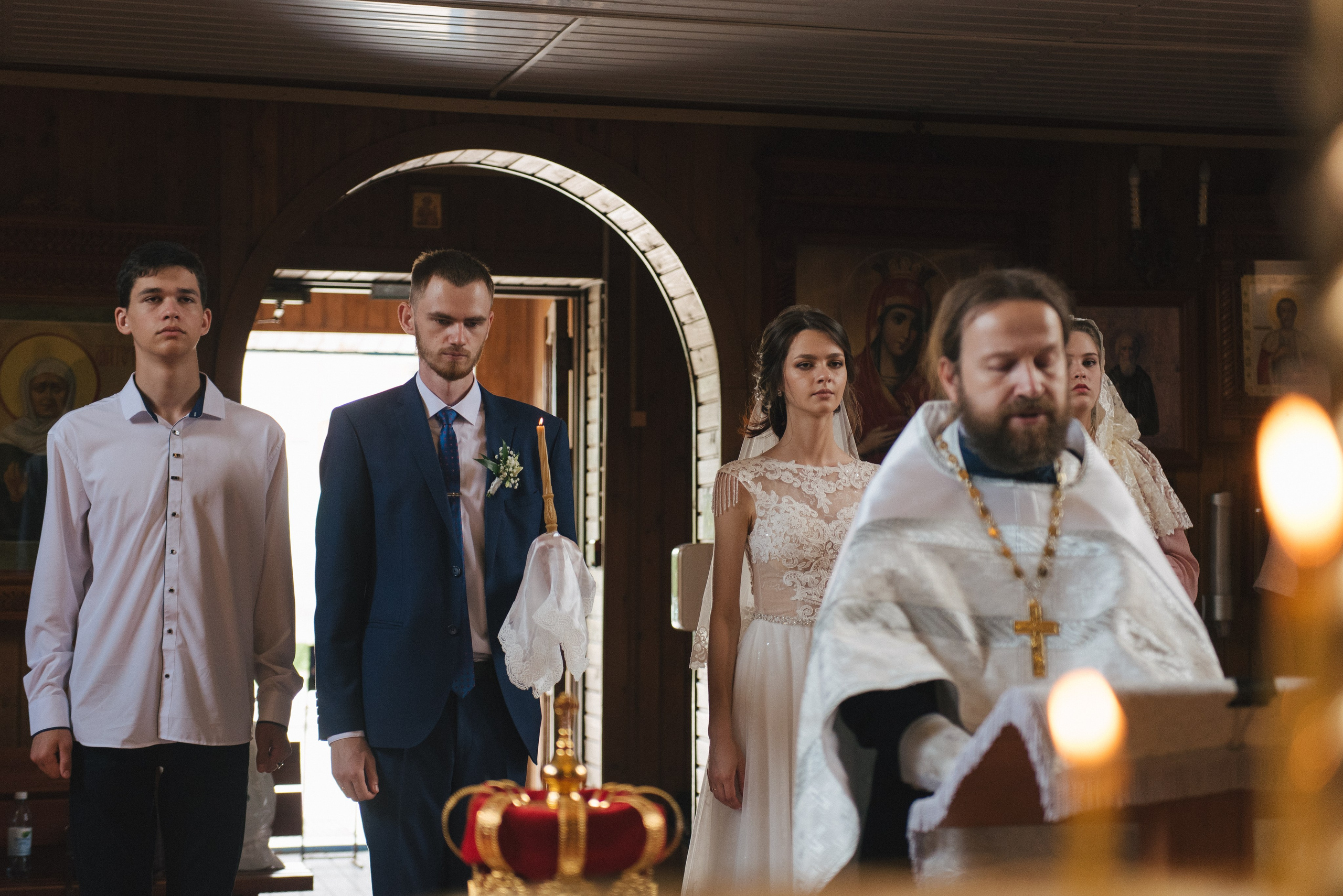 Венчание Никиты и Тони — Храм Иоанна Кронштадского. Свадебный и семейный фотограф Волгоград Москва