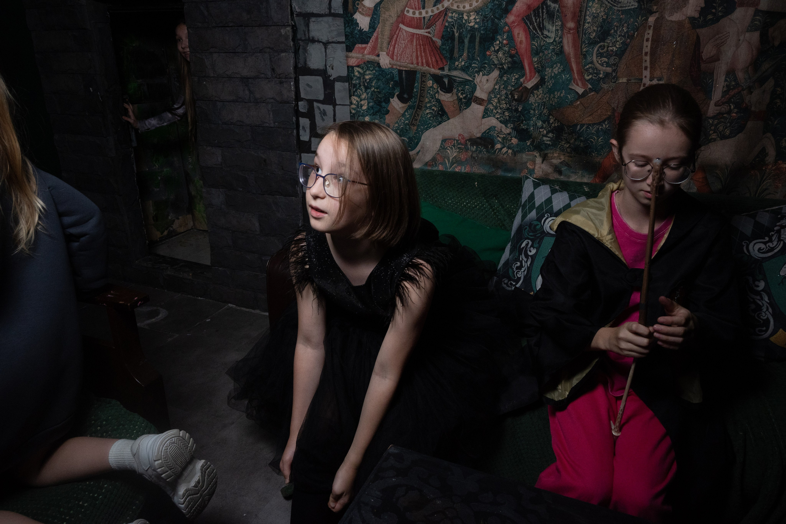 День рождения ребенка в «Подземелье Слизерин». Фотограф мероприятий в Москве