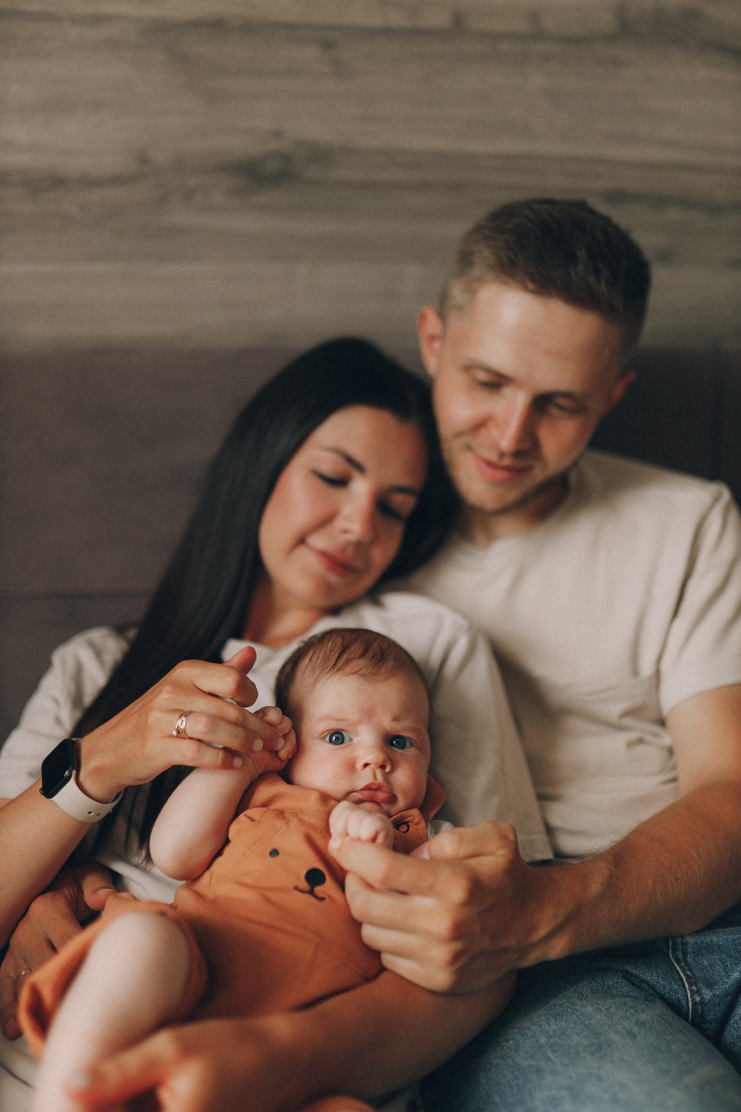 Домашняя фотосессия с малышом. Семейный фотограф Екатеринбург Черепанова Олеся