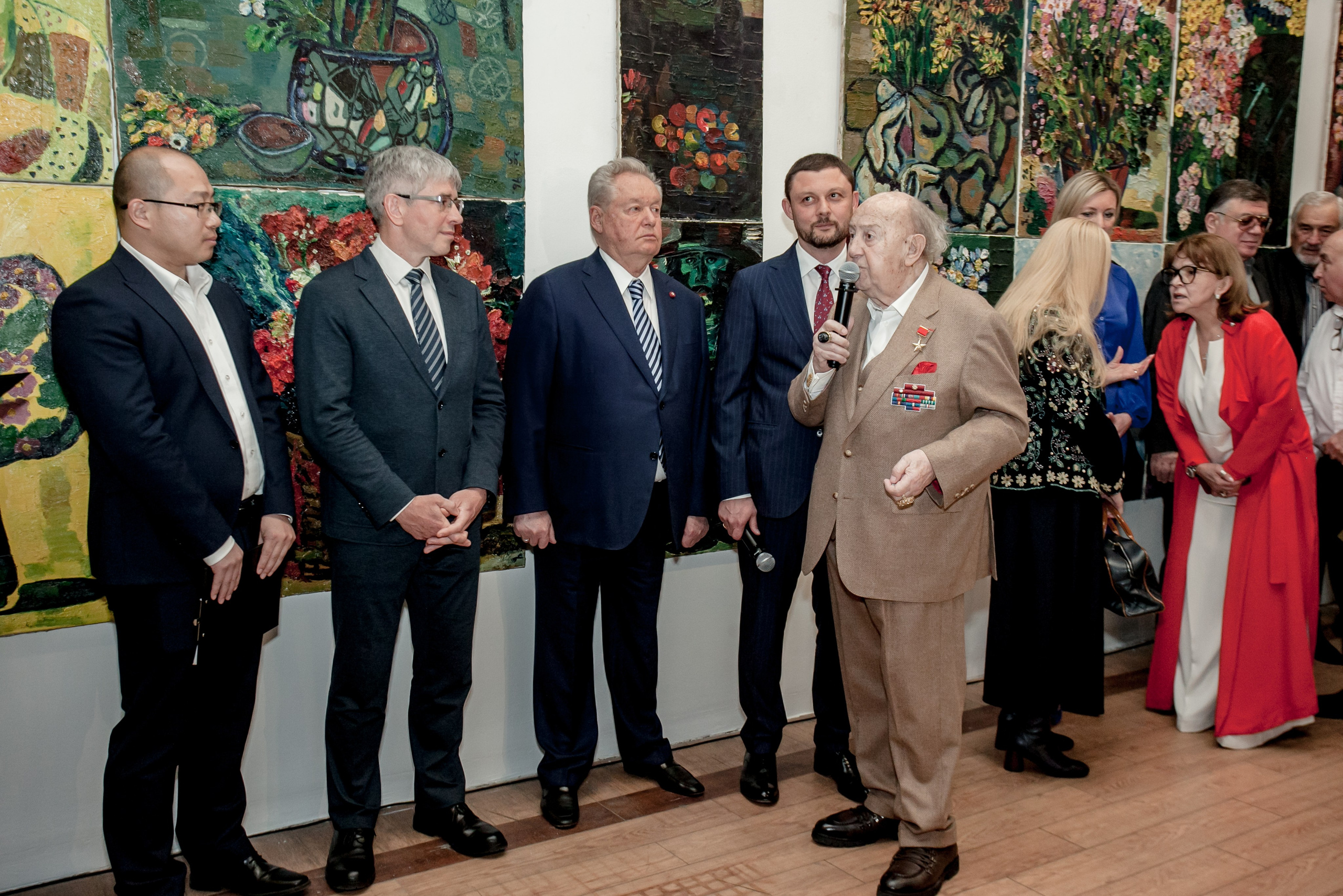 Открытие выставки Зураба Церетели. Art photographer Nino