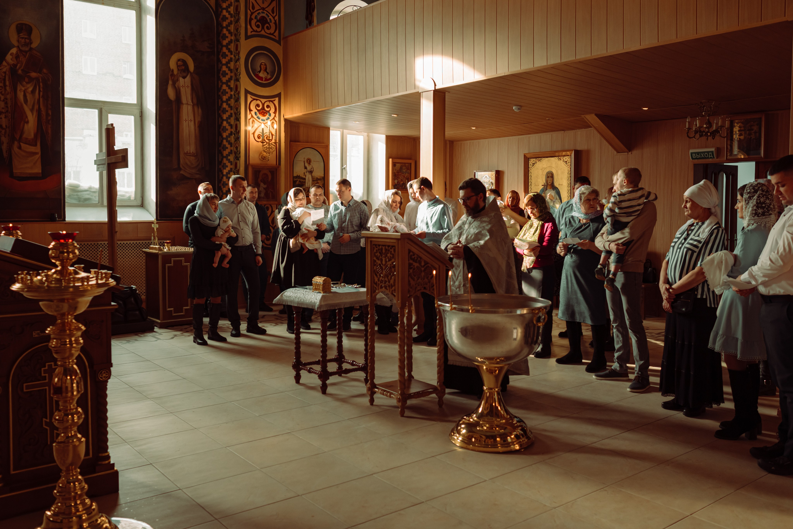 Крещение Амелии. Фотограф новорожденных в Норильске Виктория Шагалиева