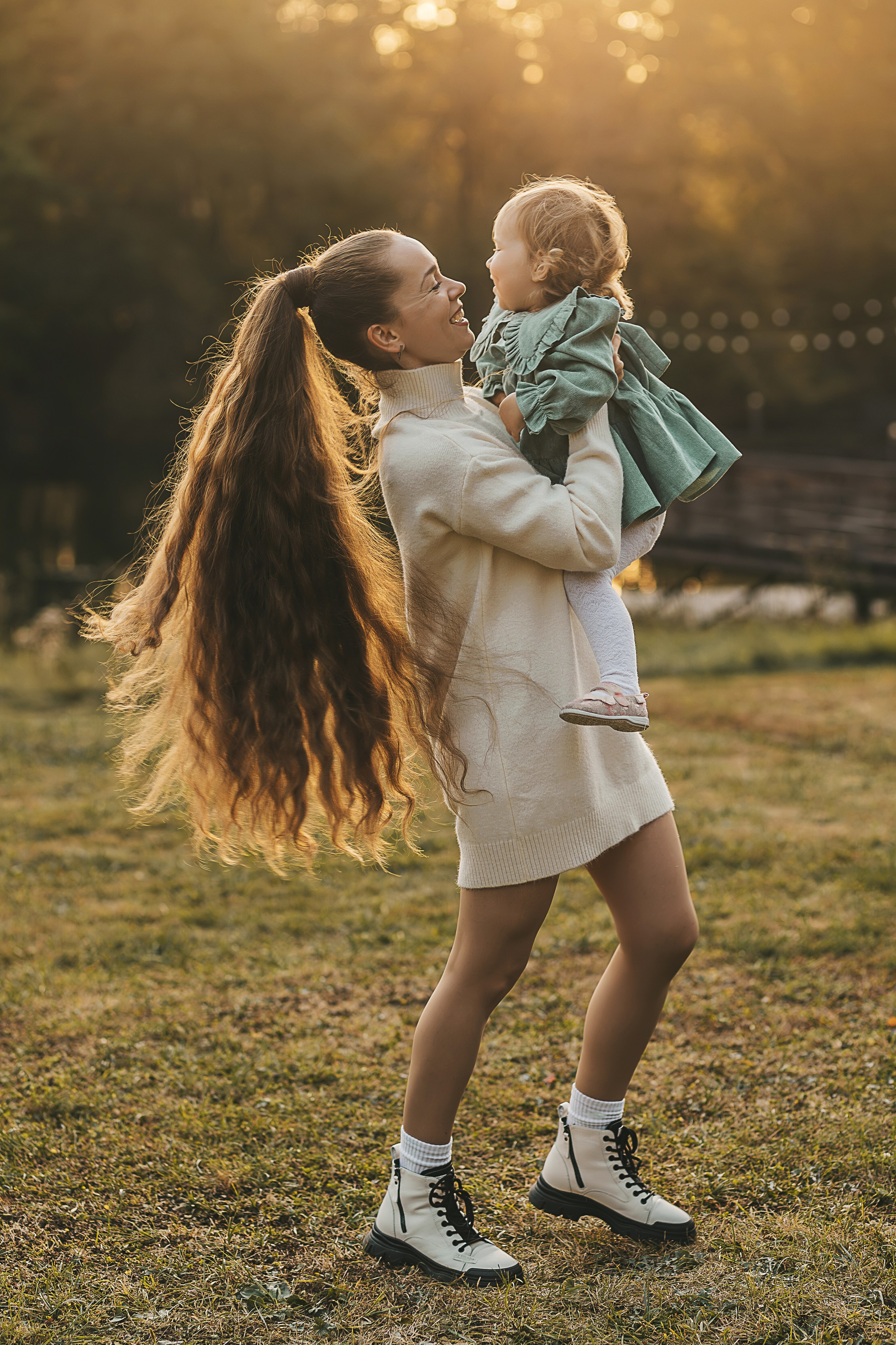 Осеняя Фотосессия мамы с дочками. Семейный и женский фотограф в Москве Надежда Воробьева