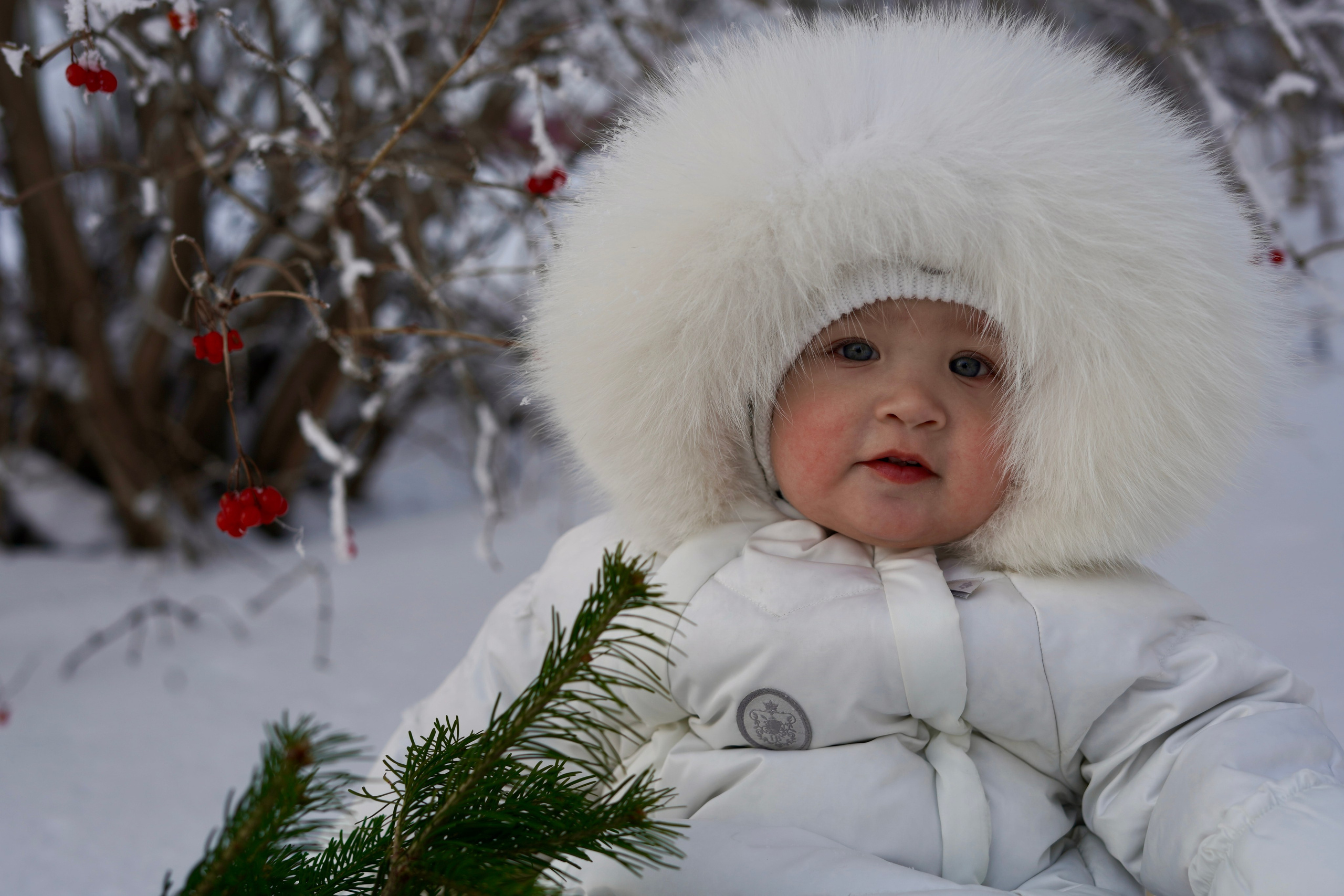 Фотосессия зимняя на улице с ребенком. Фотограф в Барнауле, Полина Черкасова