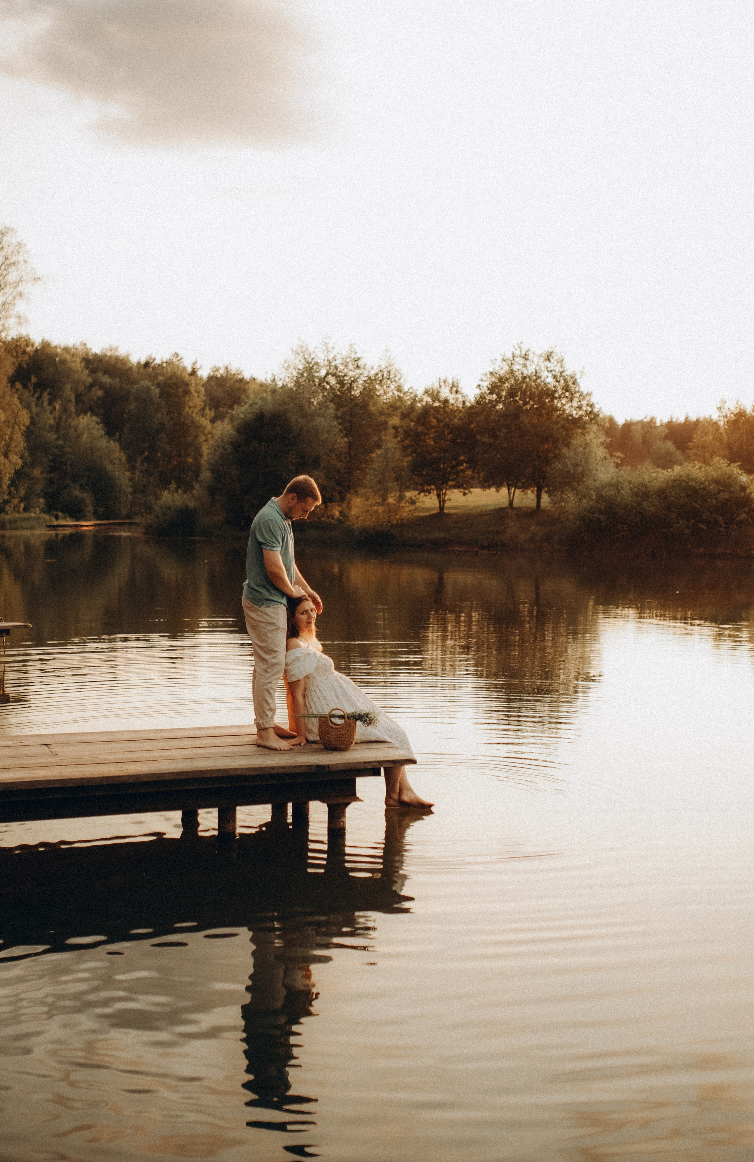 Беременная съемка в парке. Семейный фотограф в Москве и Люберцах Юлия Гуськова
