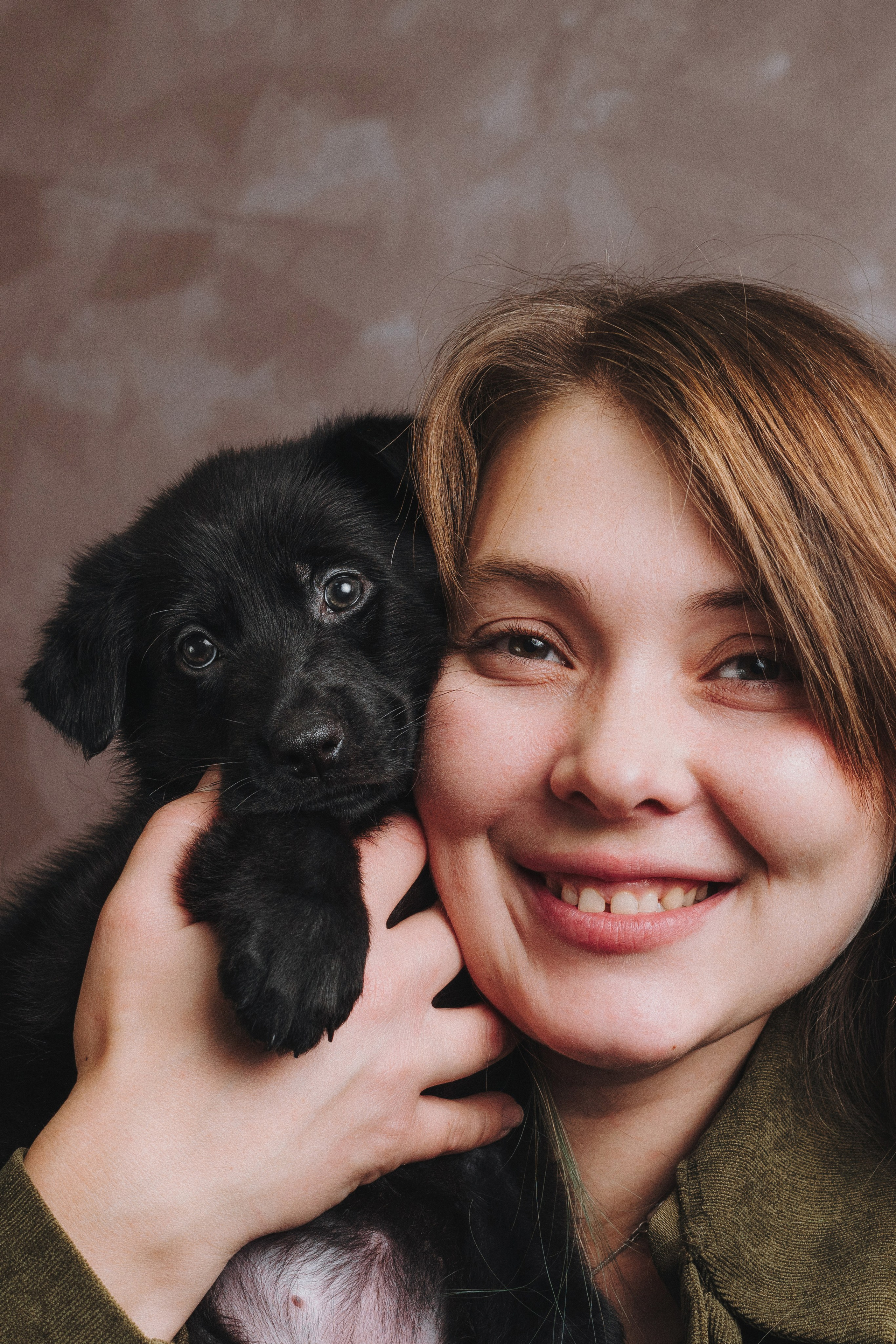 Аня и Базилика. Фотограф анималист Осипчикова Мария