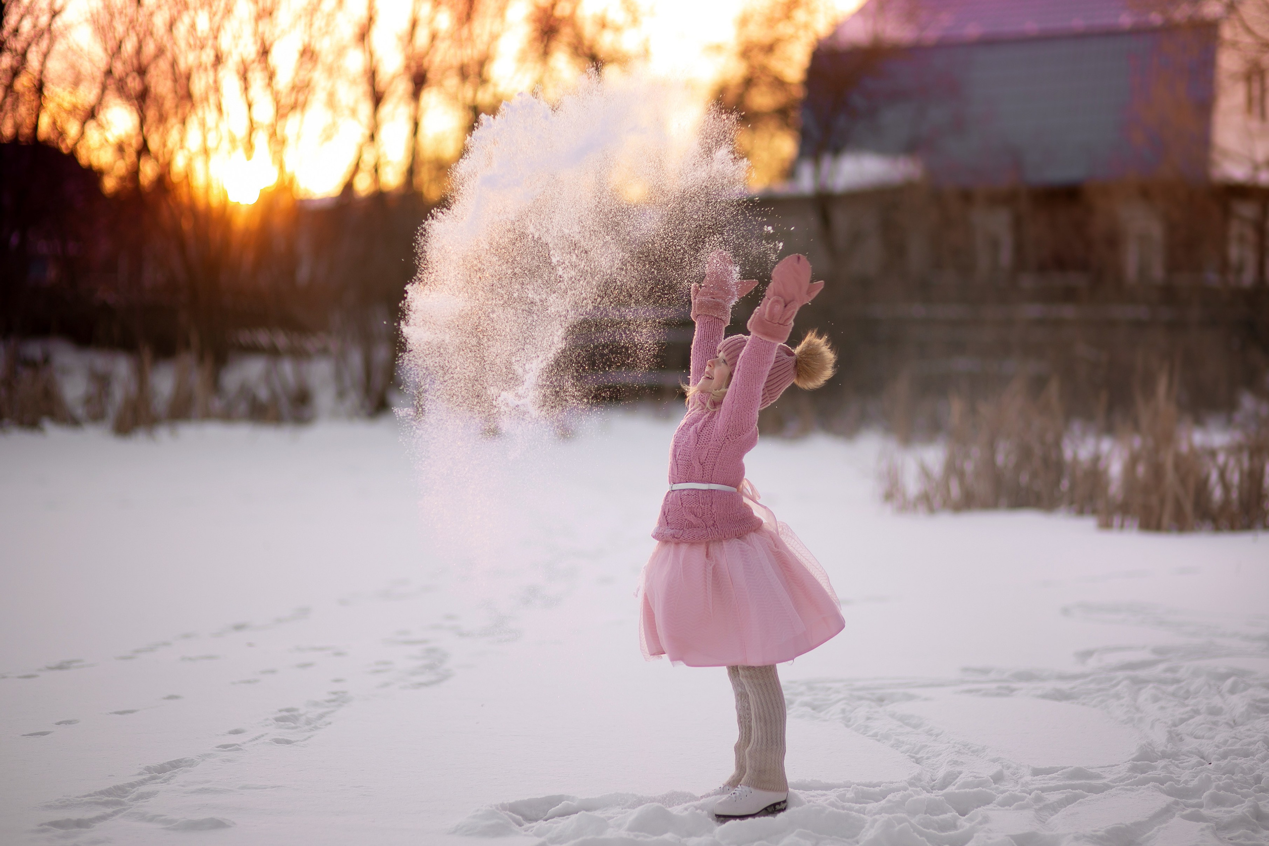 Зимние узоры. Семейный фотограф в Москве
